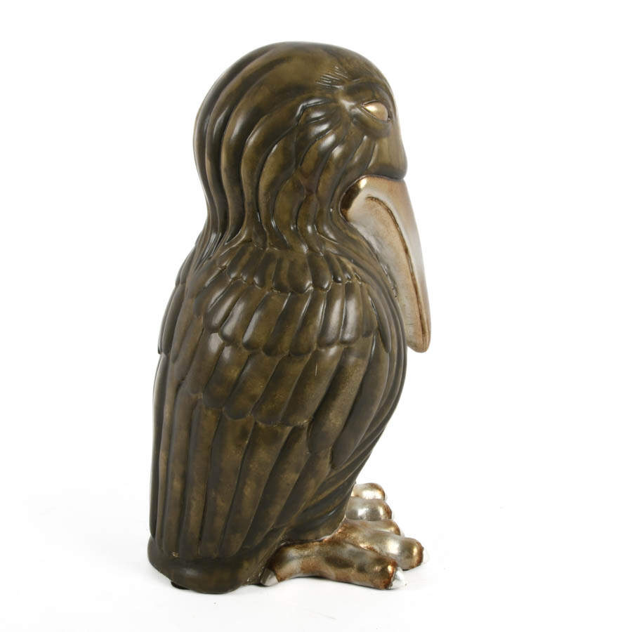 Silver Resin Pelican Figure-6