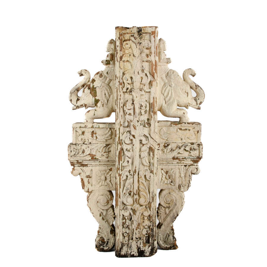 Carved Wood Architectural Salvage Detail-1