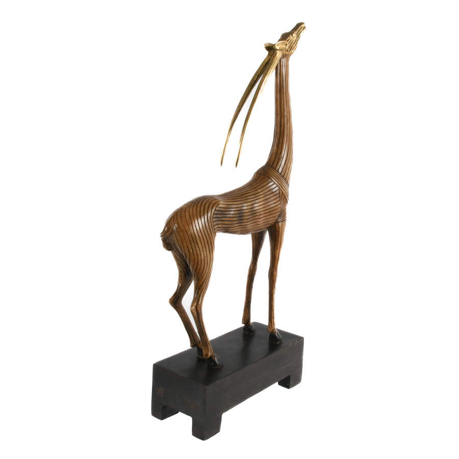 The Kindu Collection Mid-Century Modern Gazelle Sculpture-5