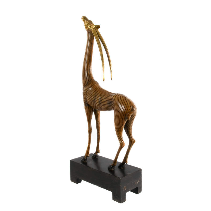 The Kindu Collection Mid-Century Modern Gazelle Sculpture-2