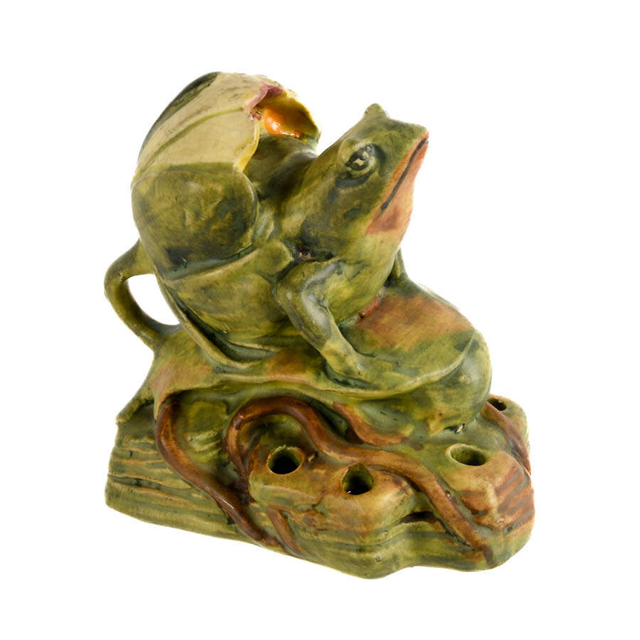 Weller Pottery Muskota Flower Frog-3