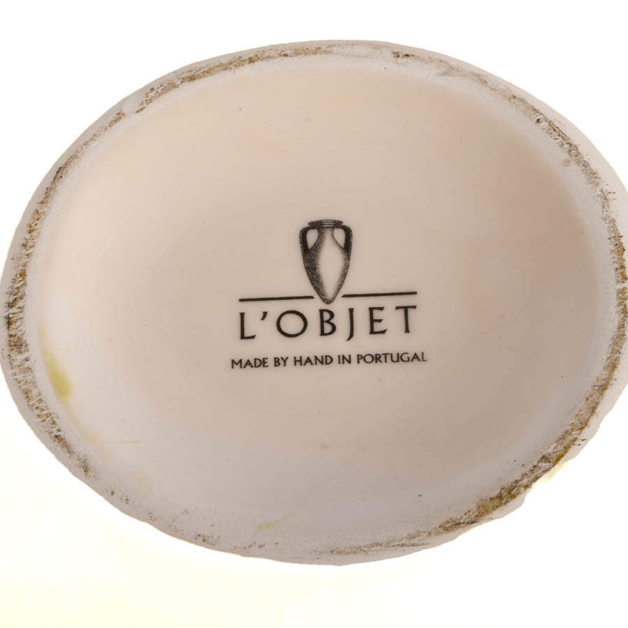 L'Objet Meridian Green Oval Seashell Bowl-6