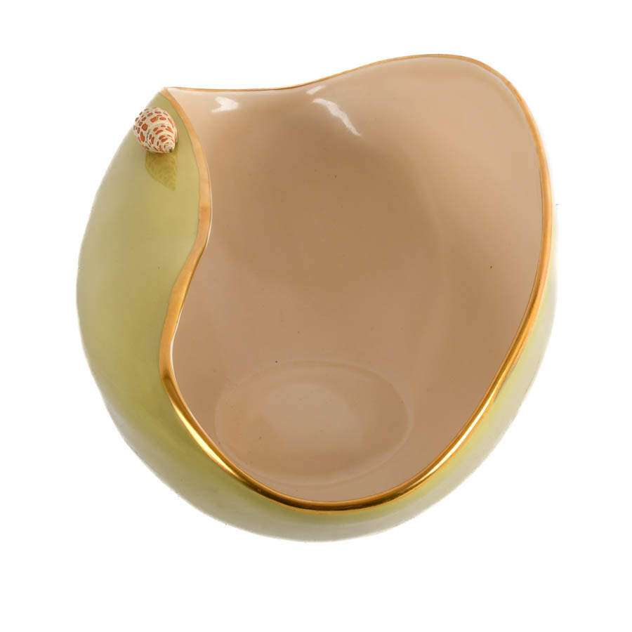 L'Objet Meridian Green Oval Seashell Bowl-4