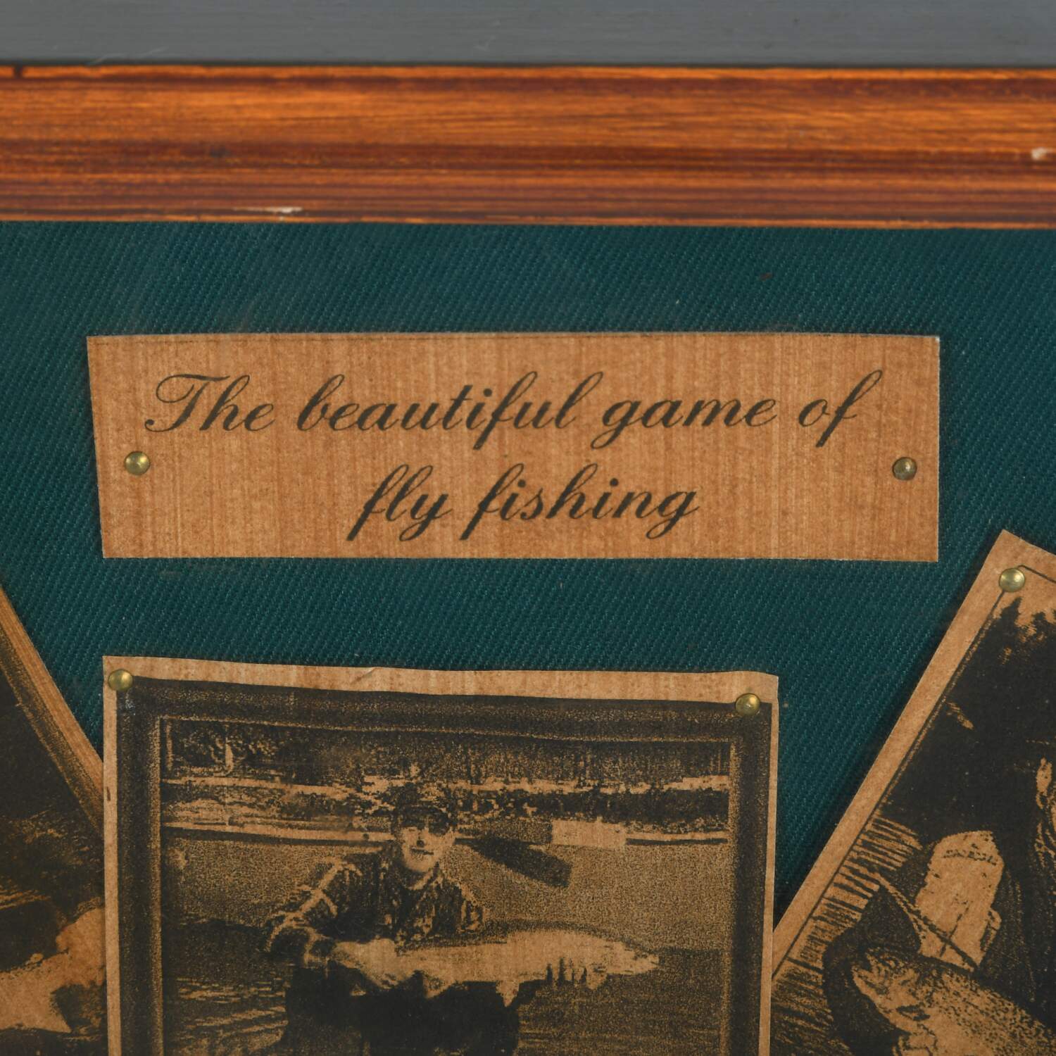 "The Beautiful Game of Fly-Fishing" Diorama Shadow Box-3