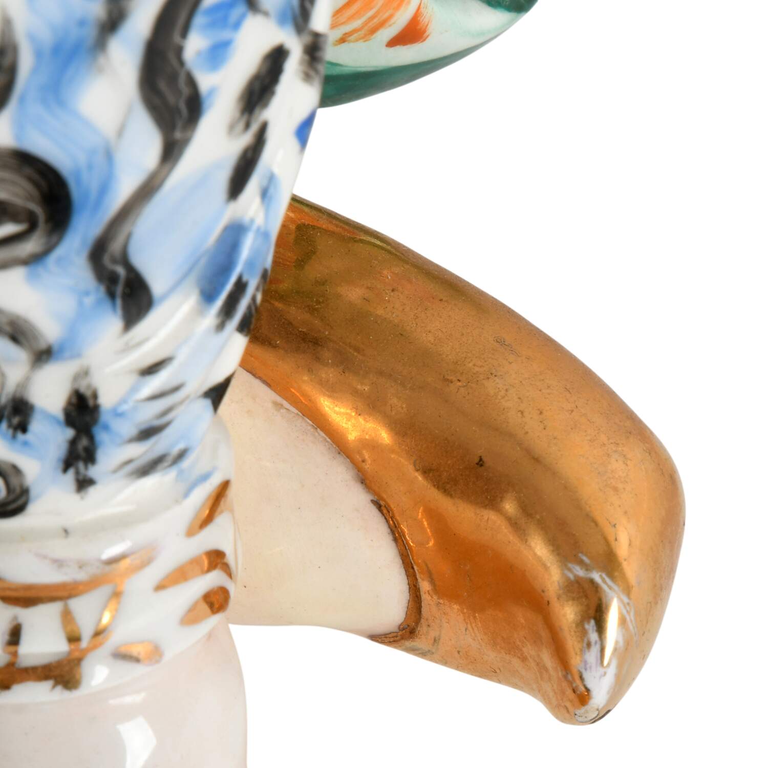 Italian Vincenzo Bertolotti Polychrome Samurai Figure-9