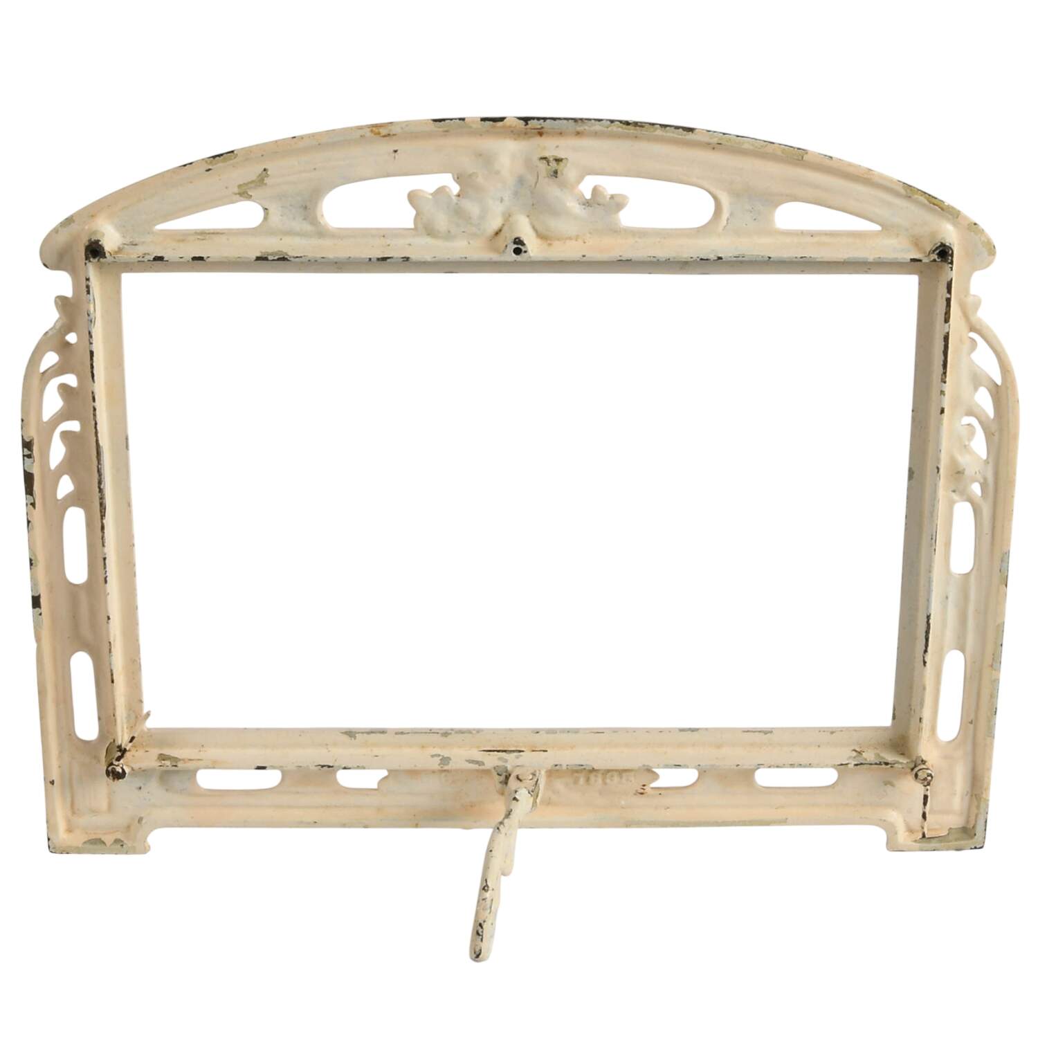 Antique Art Nouveau Metal Picture Frame-4