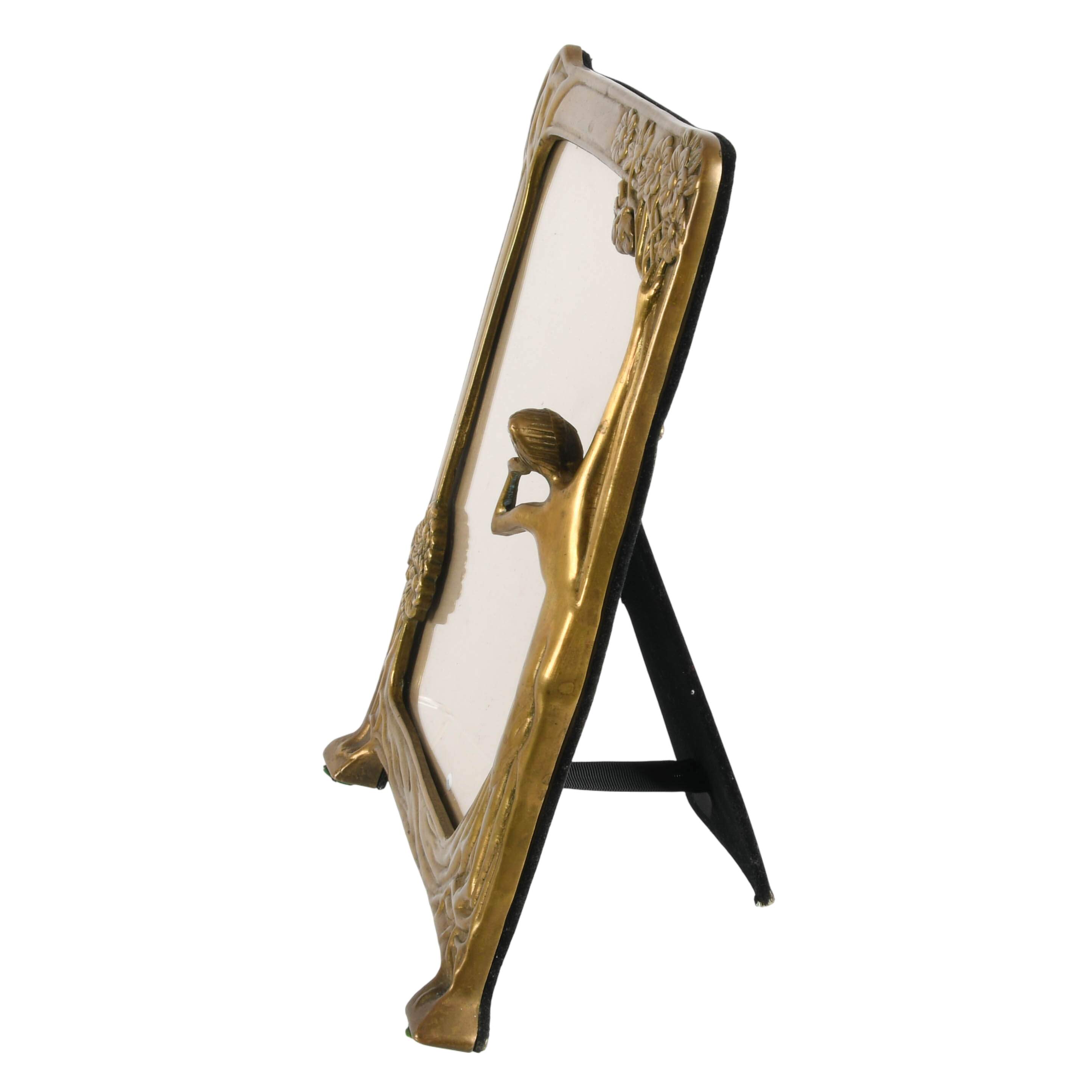 Art Nouveau Figural Picture Frame-4