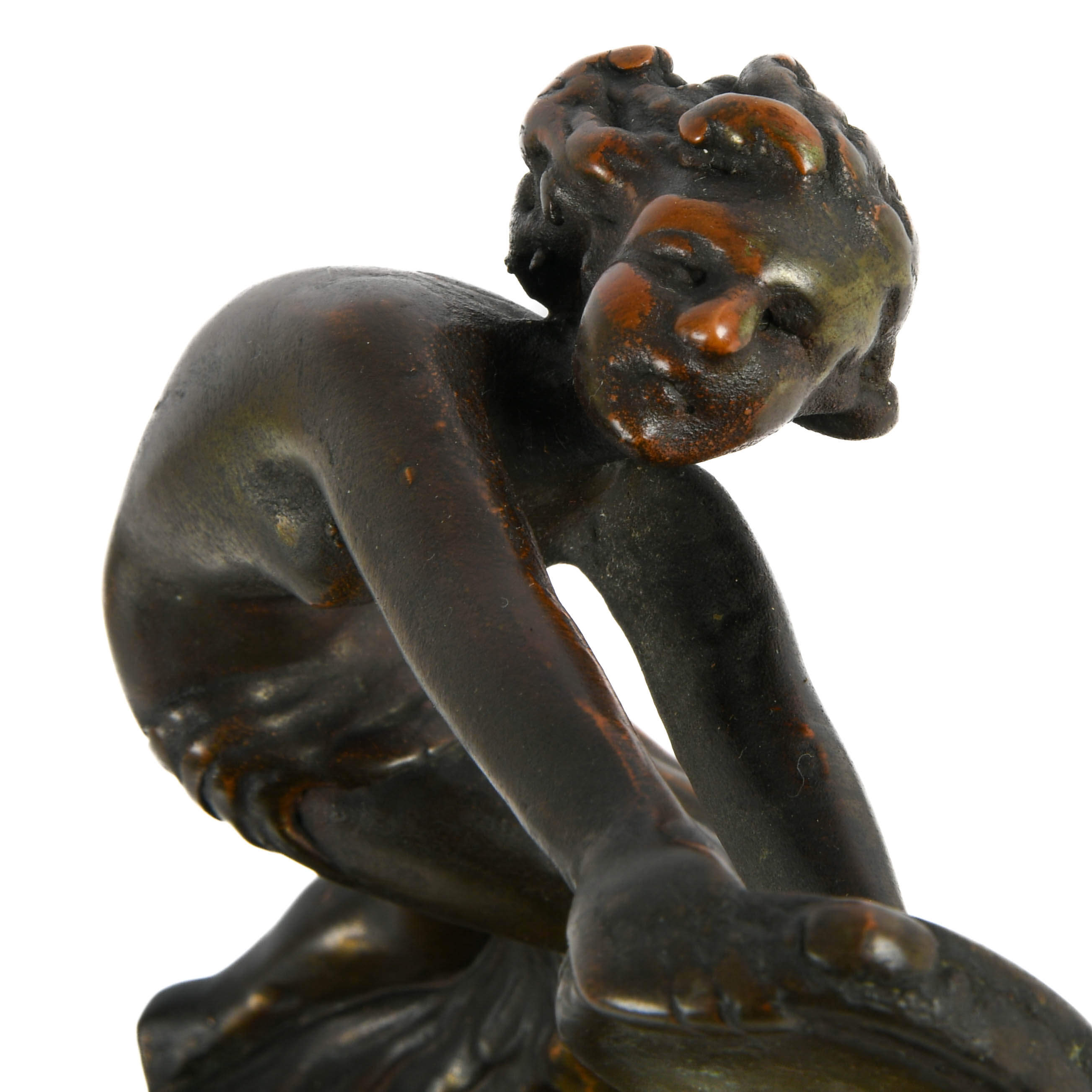 Antique Armor Bronze Co. Figural Ashtray-6