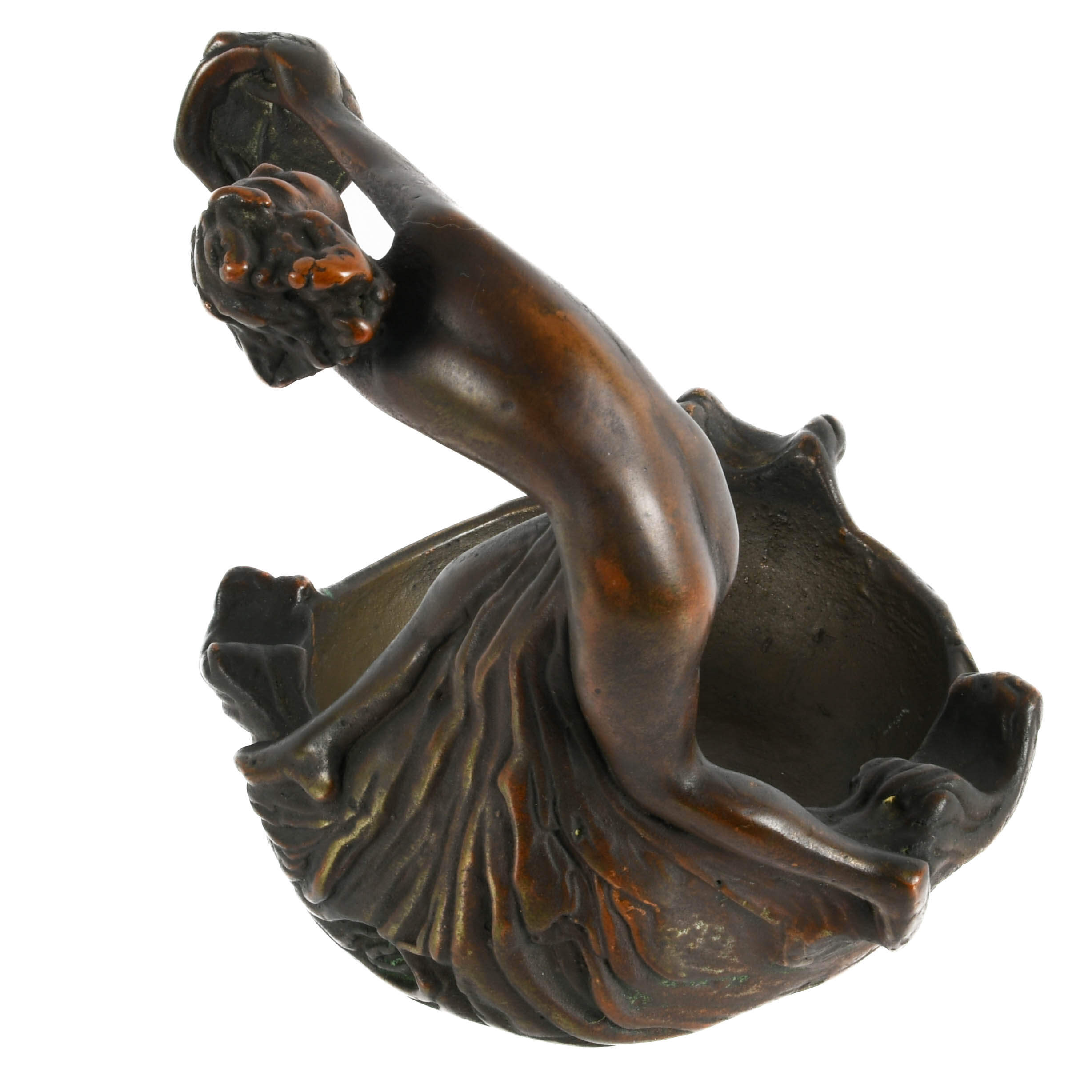 Antique Armor Bronze Co. Figural Ashtray-4