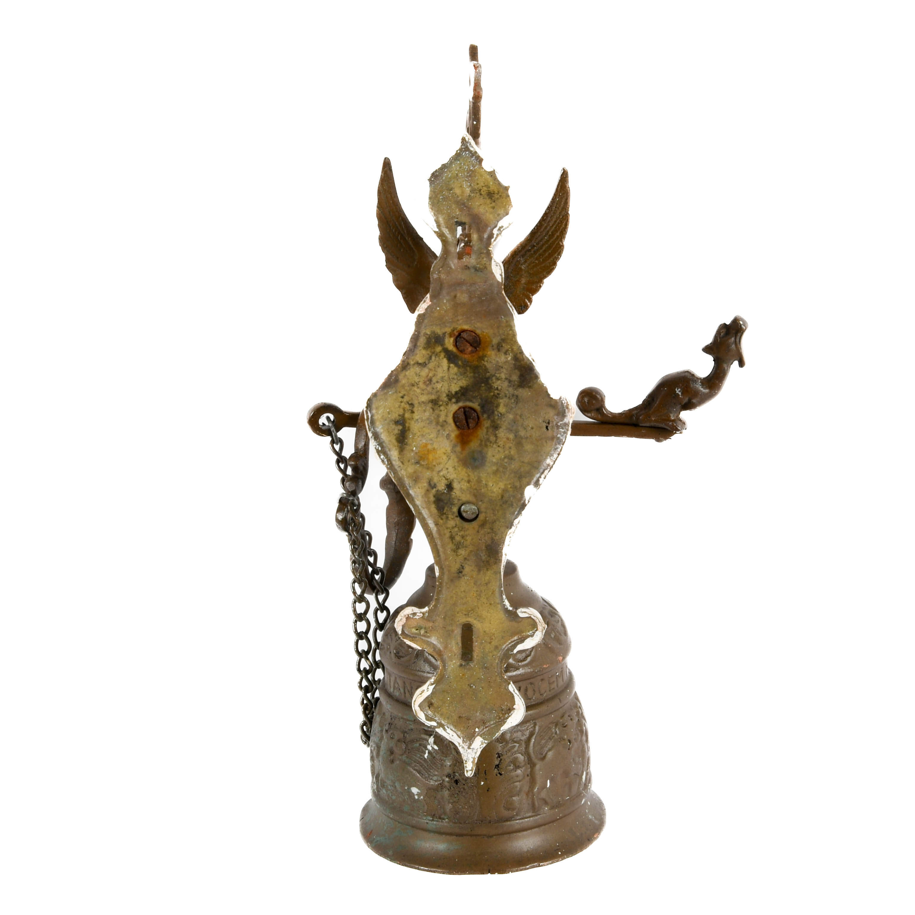 Antique Monastery "Vocem Meam Audit Qui Me Tangit" Doorbell-14