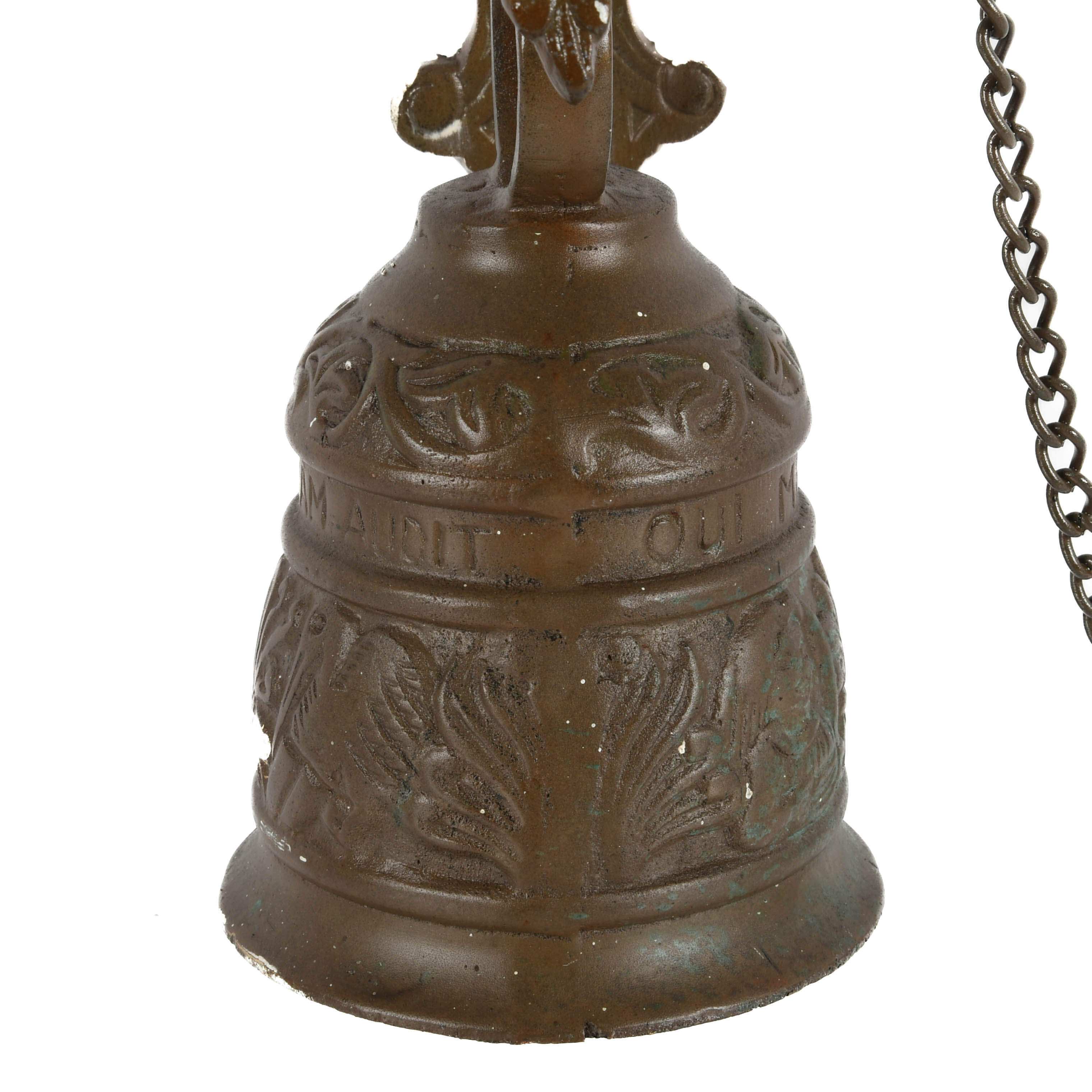 Antique Monastery "Vocem Meam Audit Qui Me Tangit" Doorbell-2