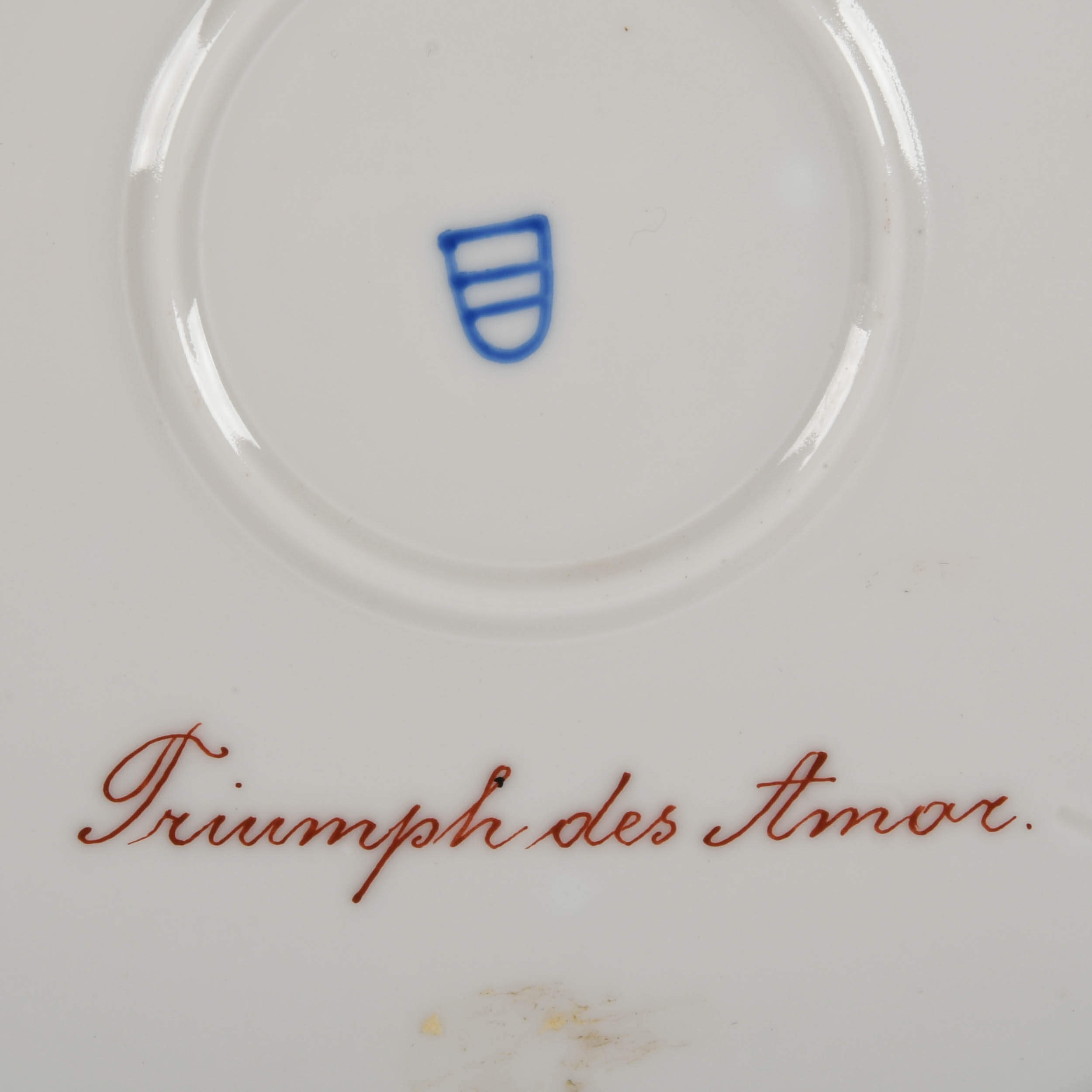 Antique Royal Vienna "Triumph des Amor" Angelica Kauffmann Plate-4