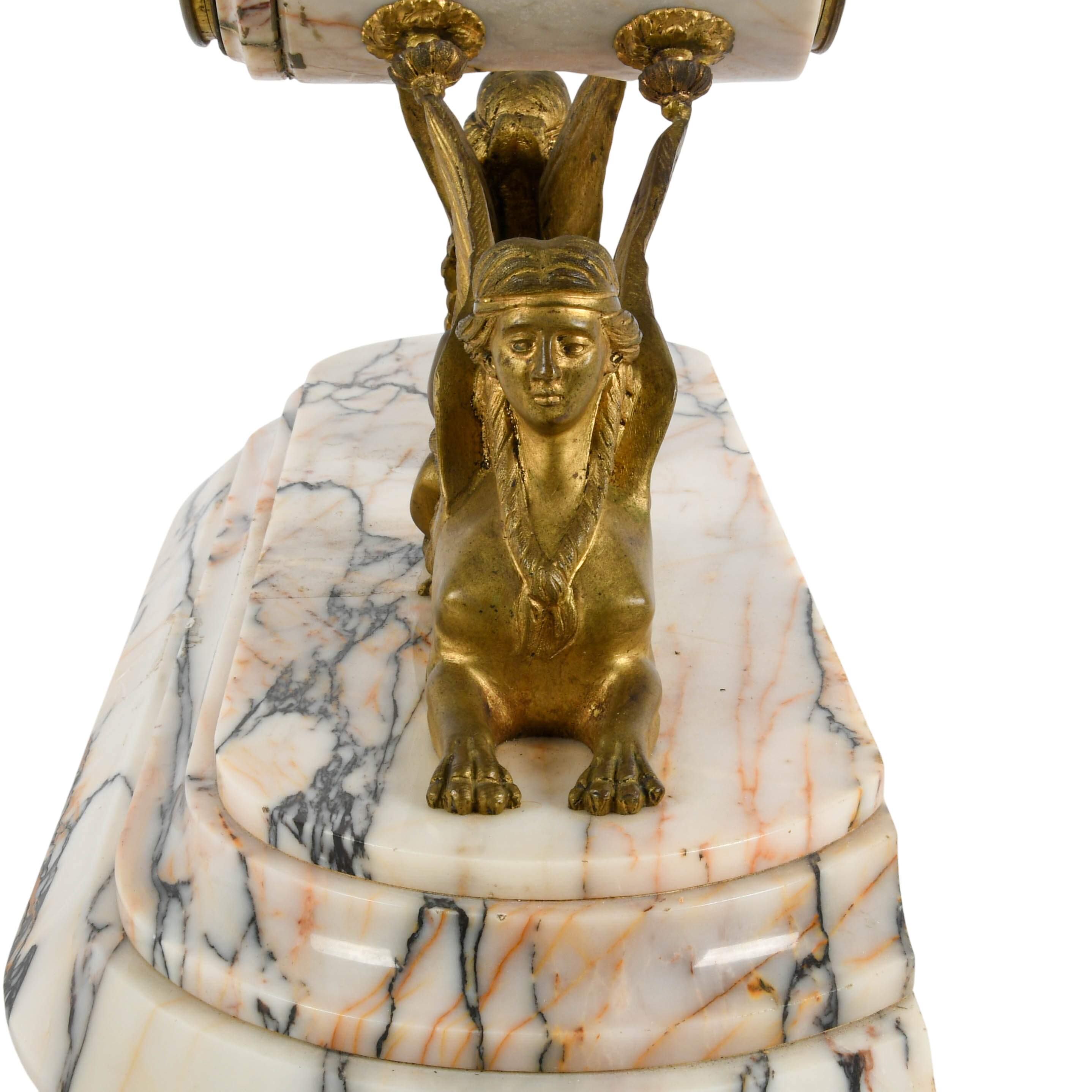 Sphinx Marble Clock-4