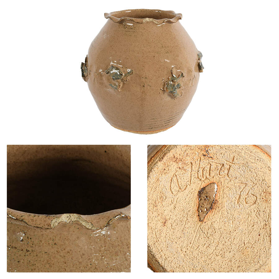 Grouping of Studio Art Pottery Vases and Trinkets-3