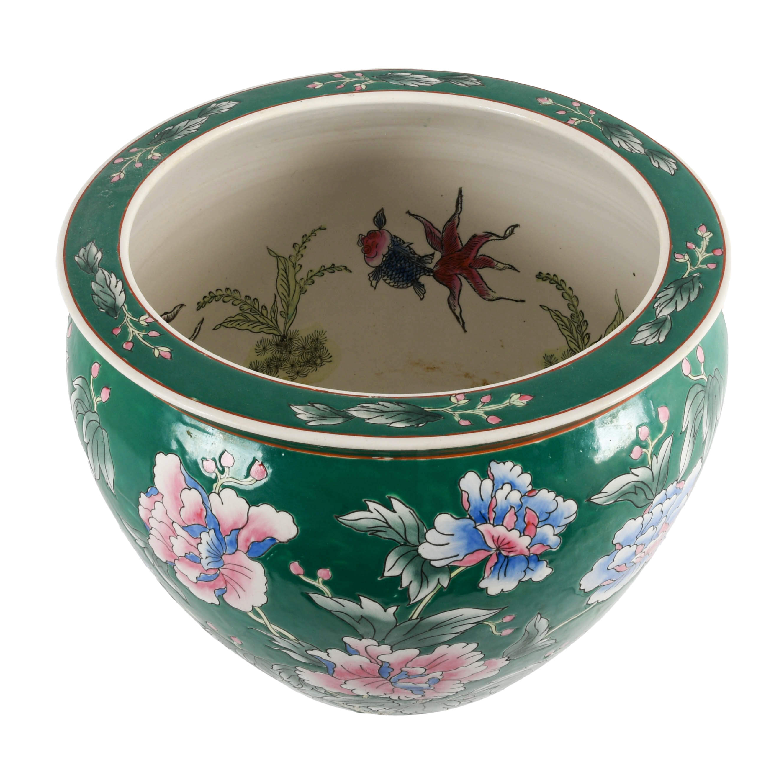 Chinese Porcelain Floral Planter-3