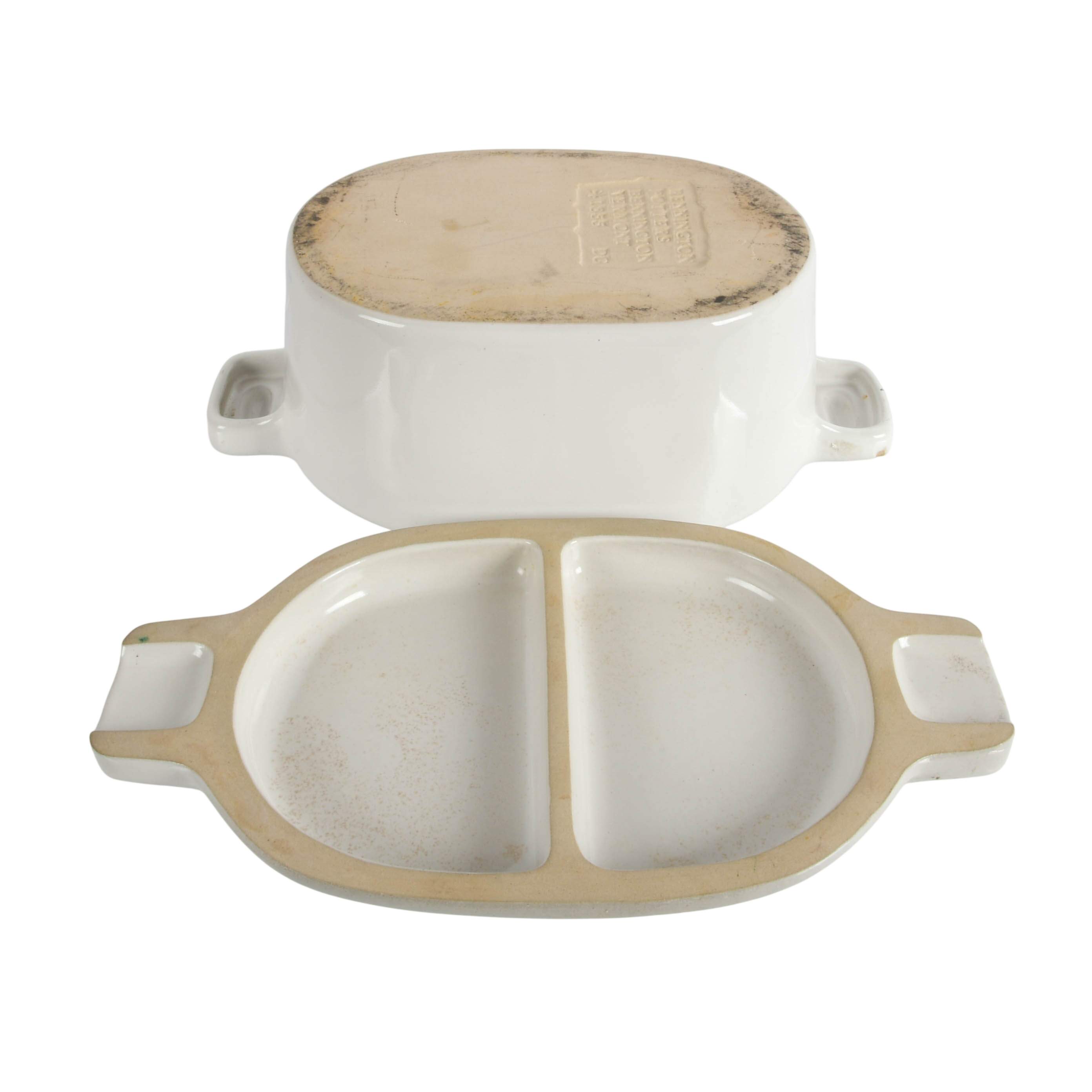 Bennington Potters White #1855 Dutch Roaster Oven-8