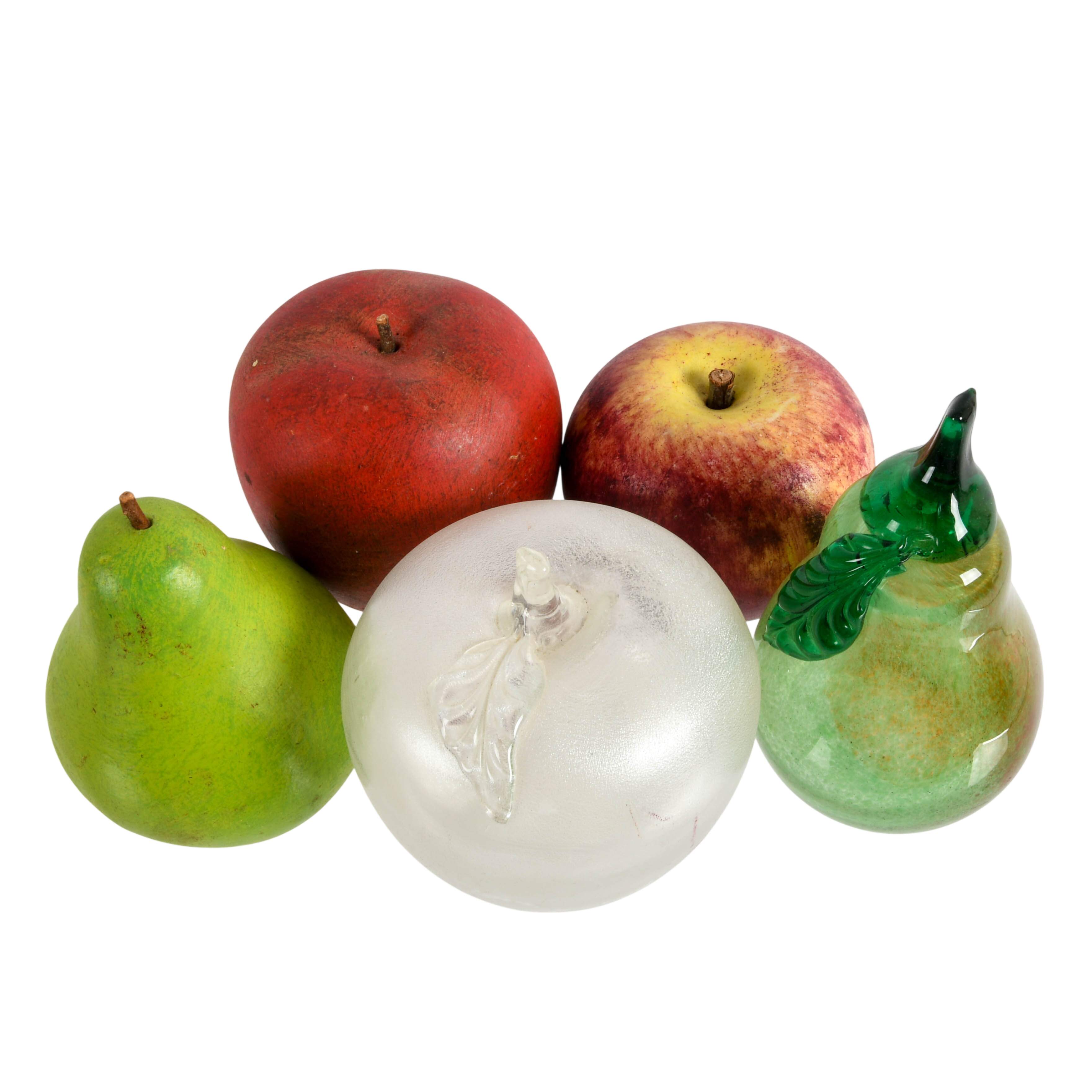Assorted Grouping of Glass and Stone Fruit-3
