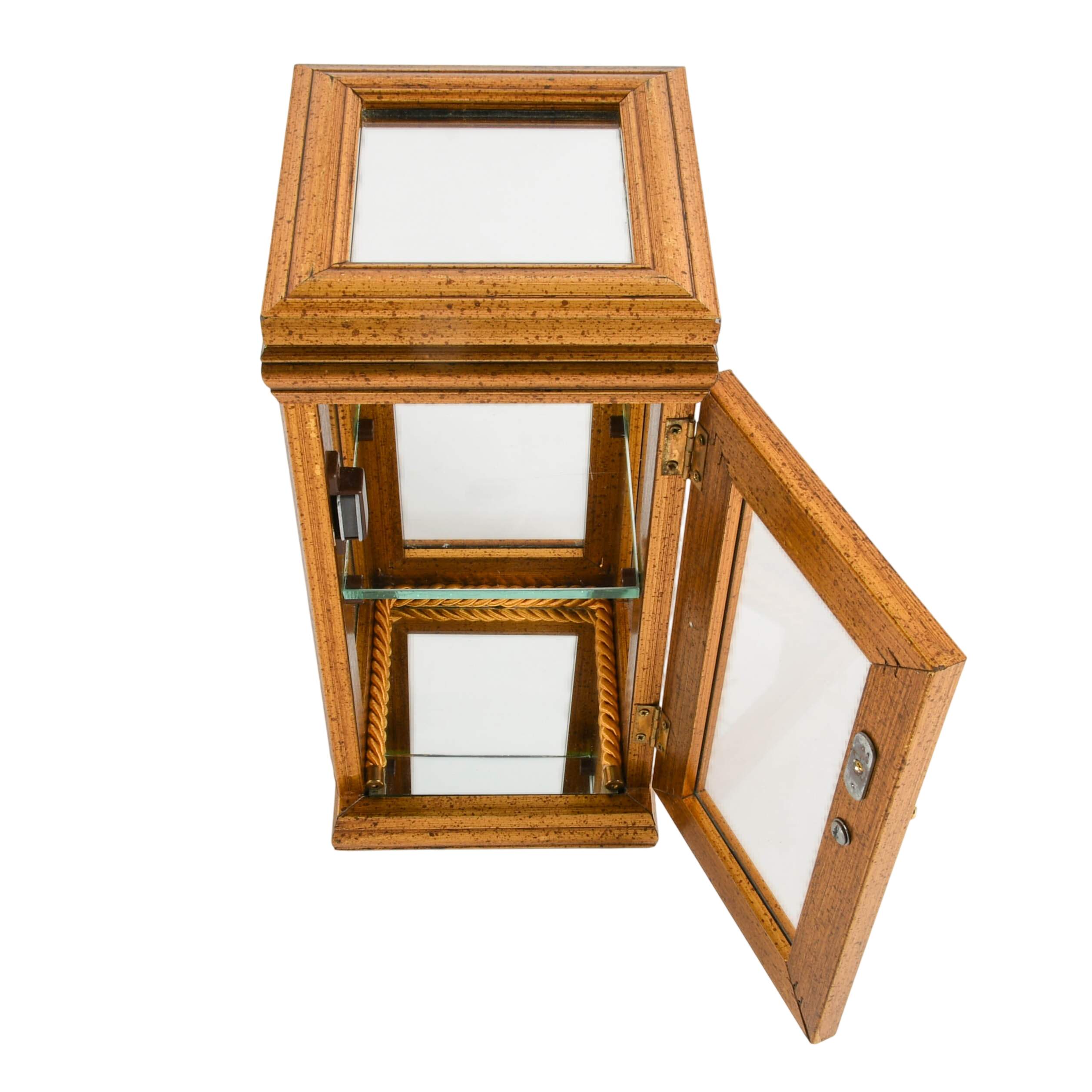Gold Italian Vitrine Display Cabinet-8