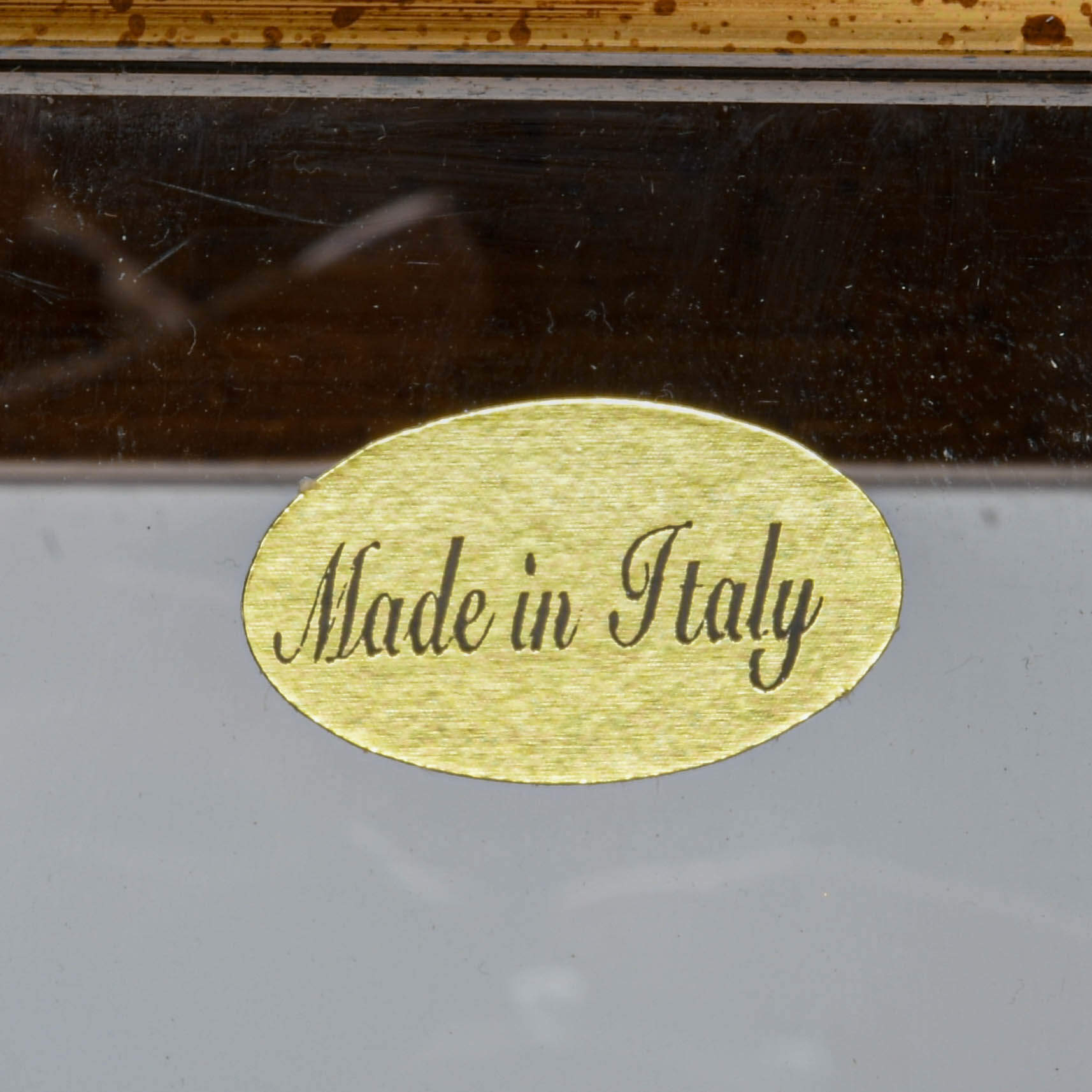 Gold Italian Vitrine Display Cabinet-7