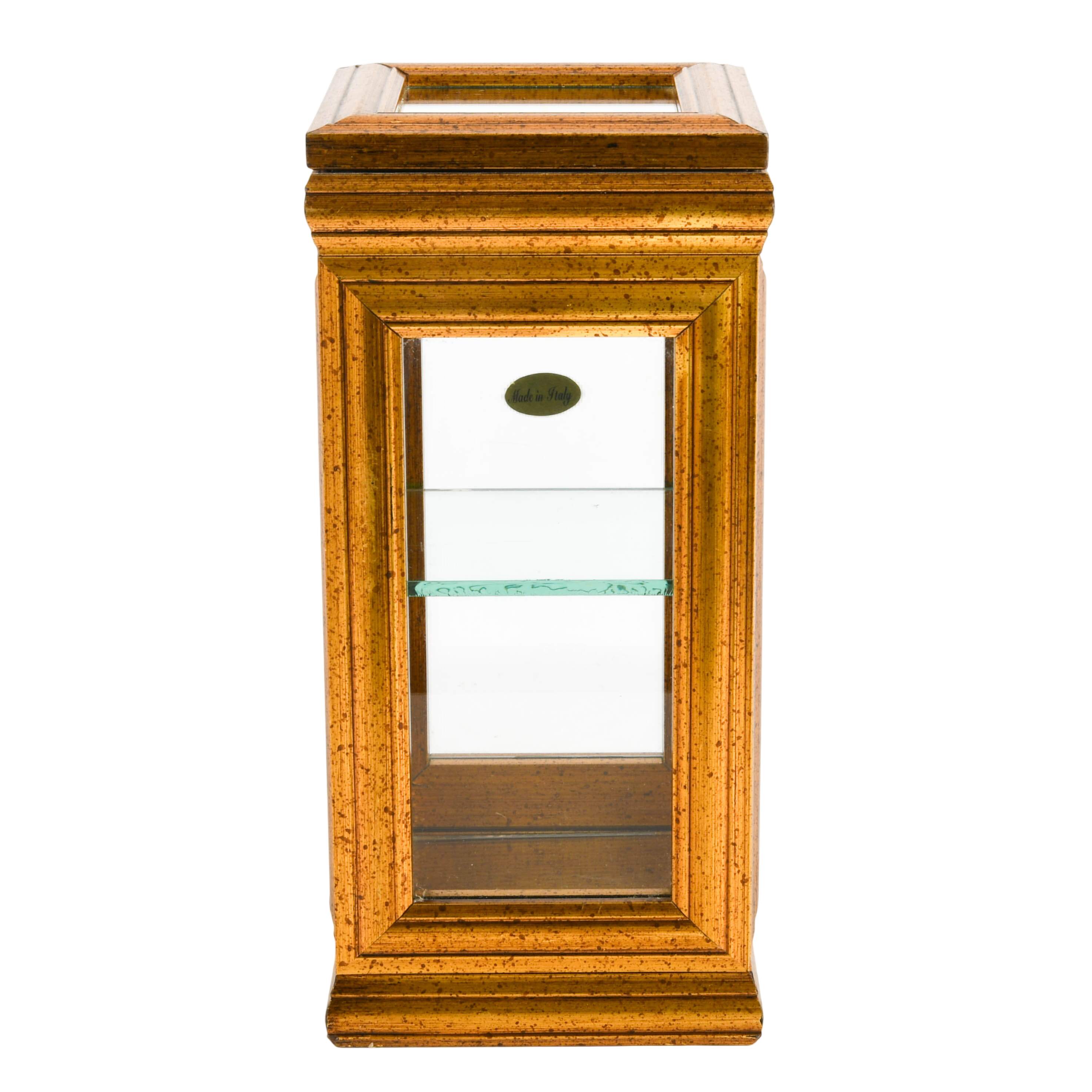 Gold Italian Vitrine Display Cabinet-6