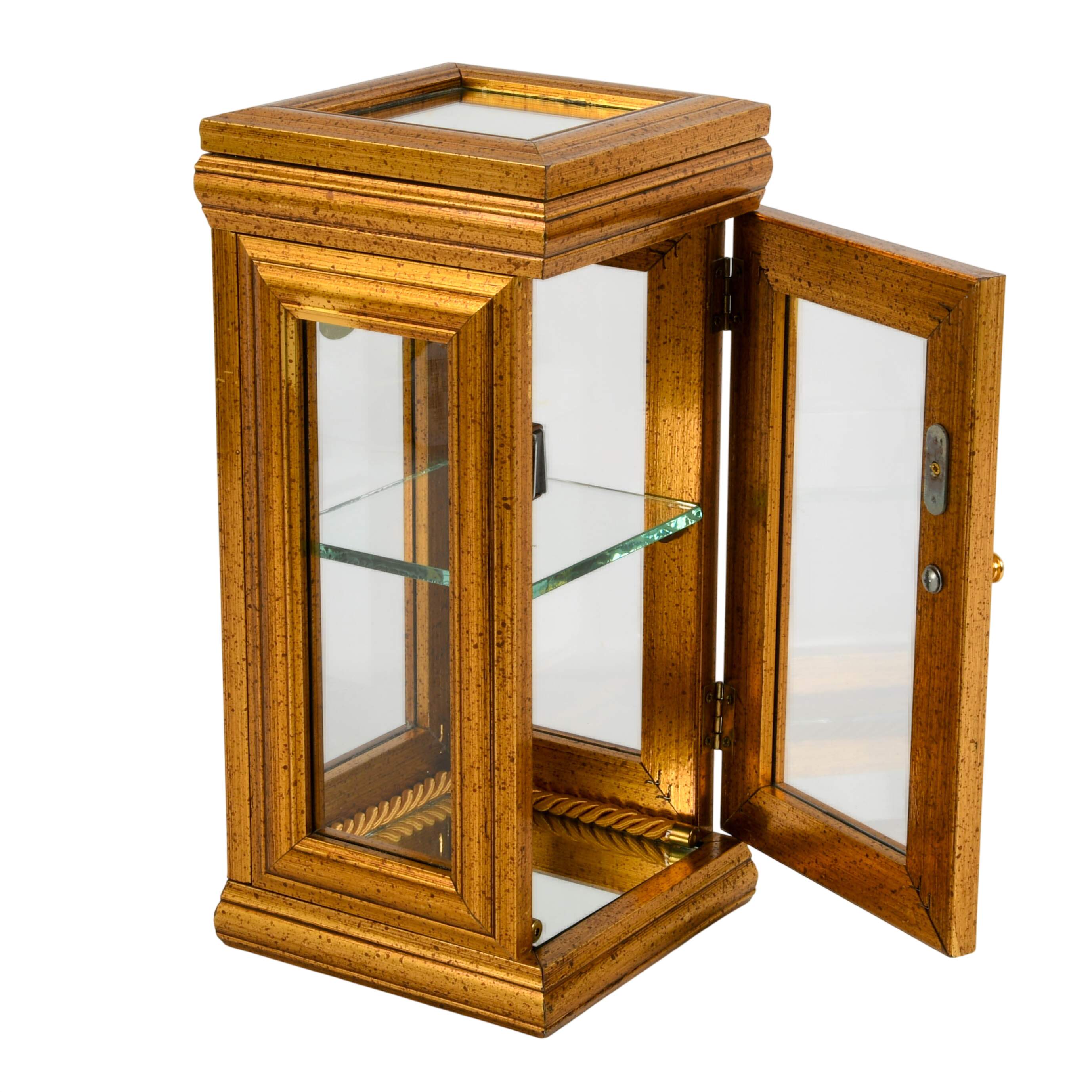 Gold Italian Vitrine Display Cabinet-3