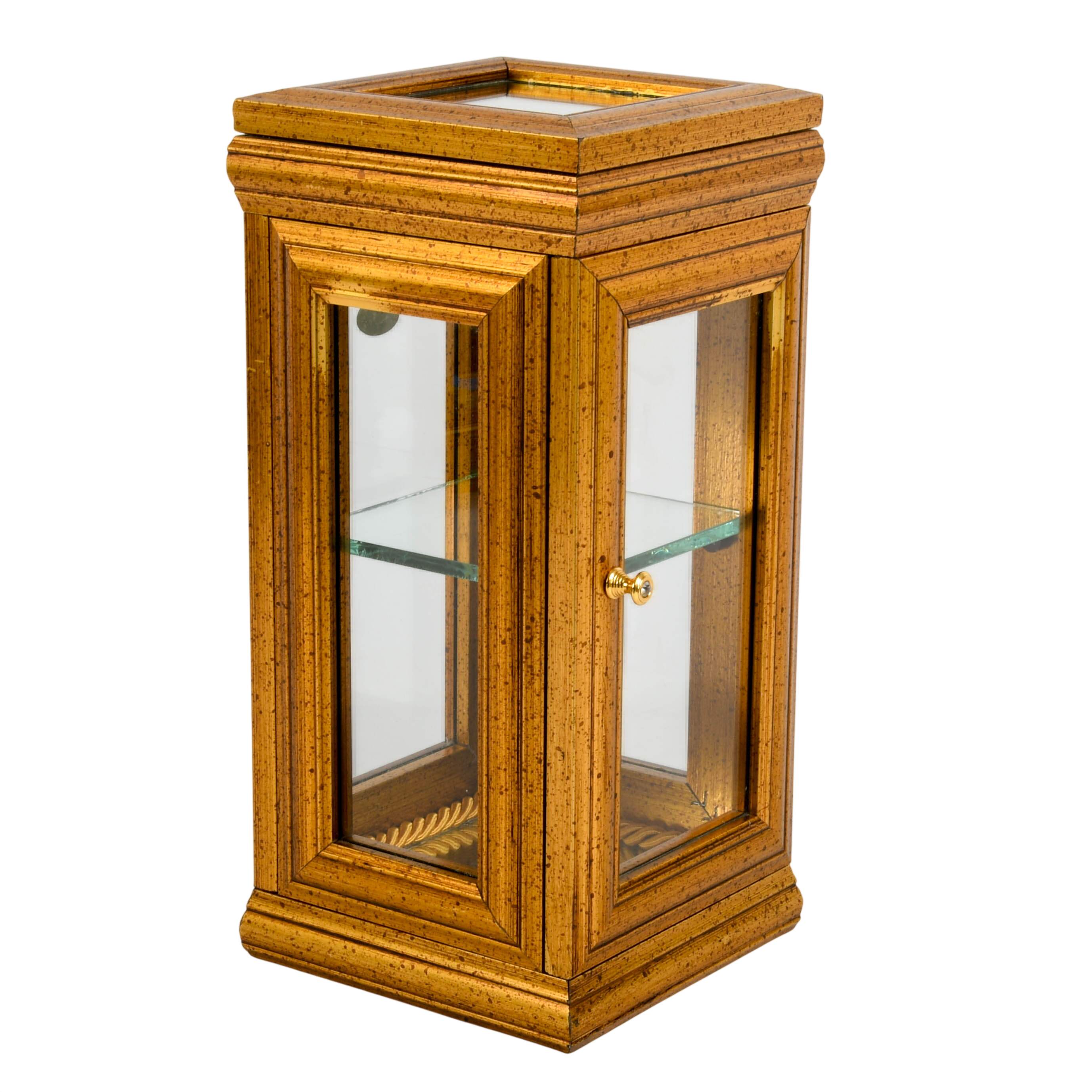 Gold Italian Vitrine Display Cabinet-2