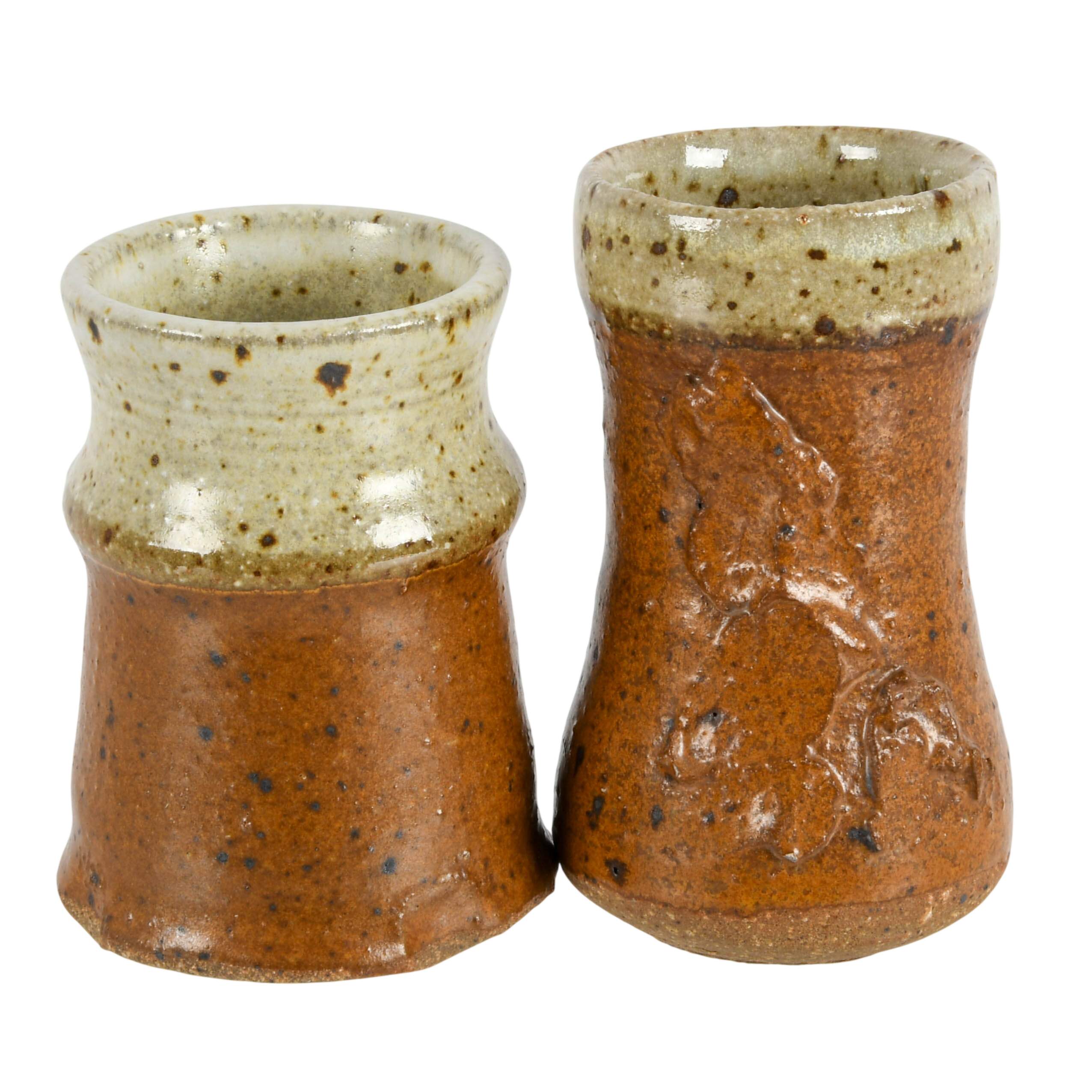 Grouping of Studio Pottery Cups and Vases-4