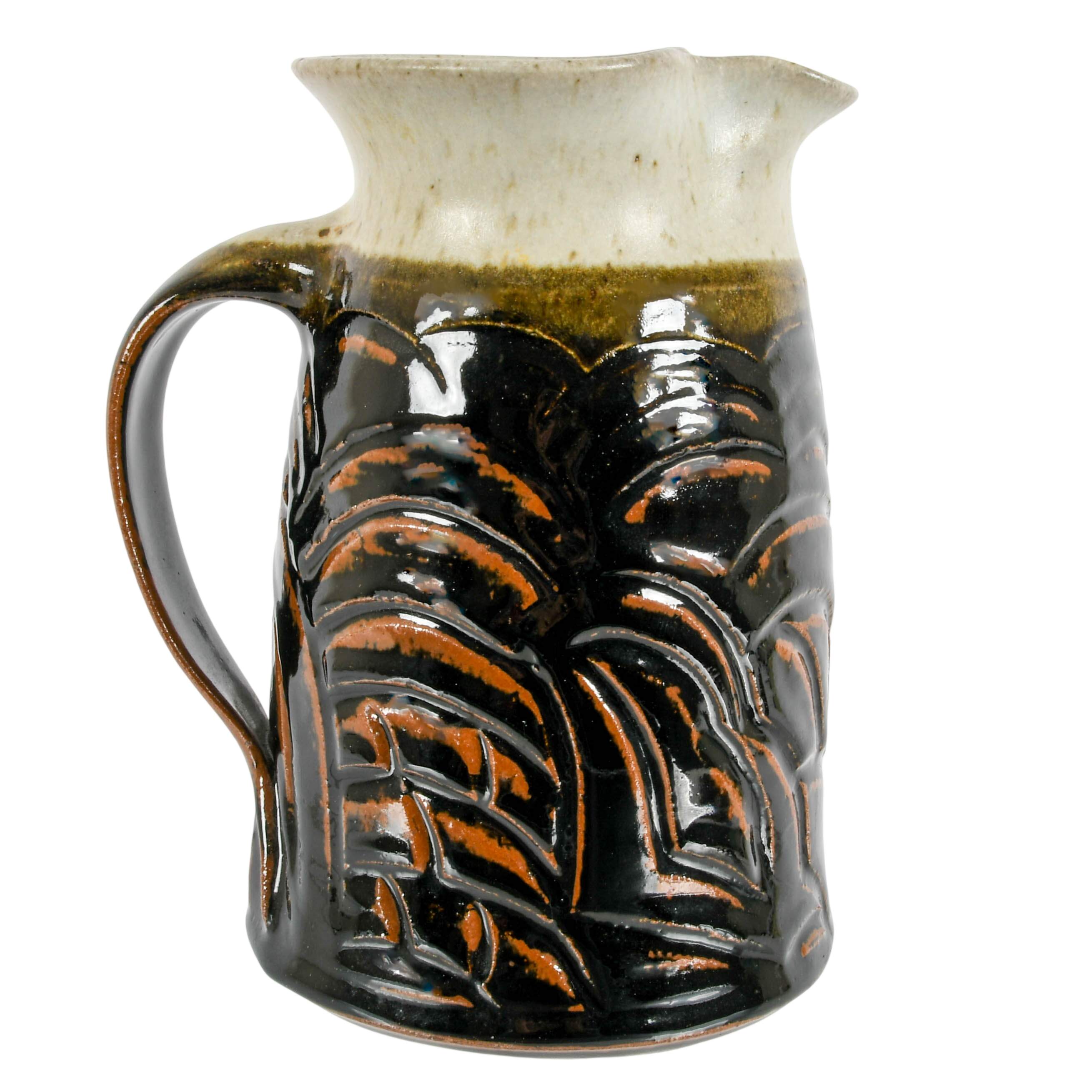 Grouping of Three Studio Pottery Items-9