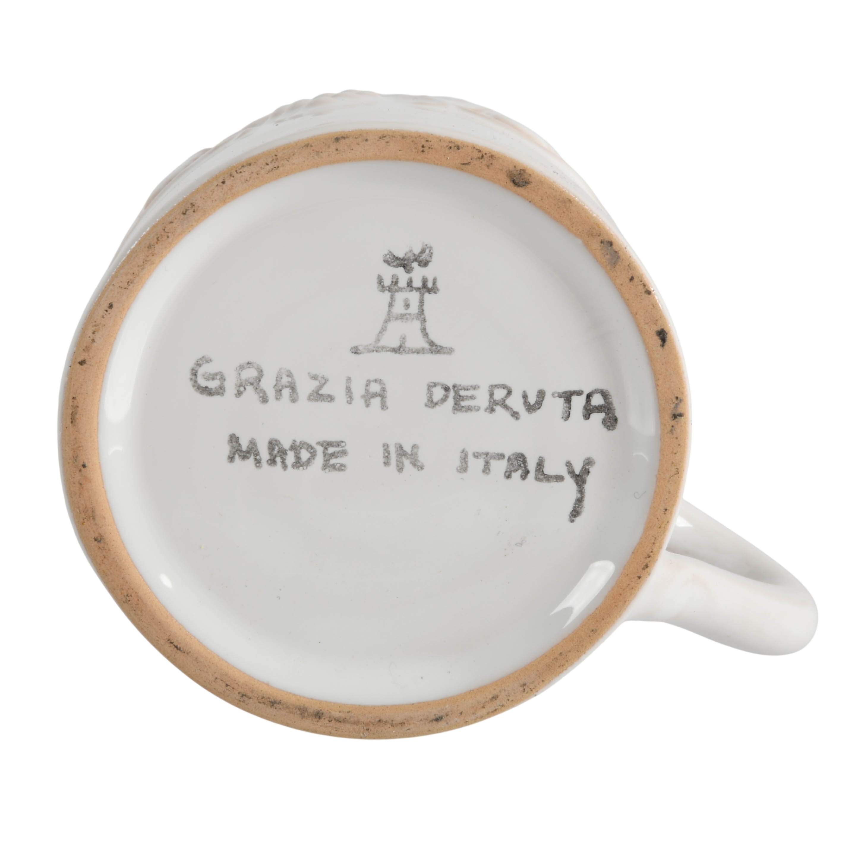 Set of Fourteen Ubaldo Grazia Deruta Italian Majolica Mugs-6