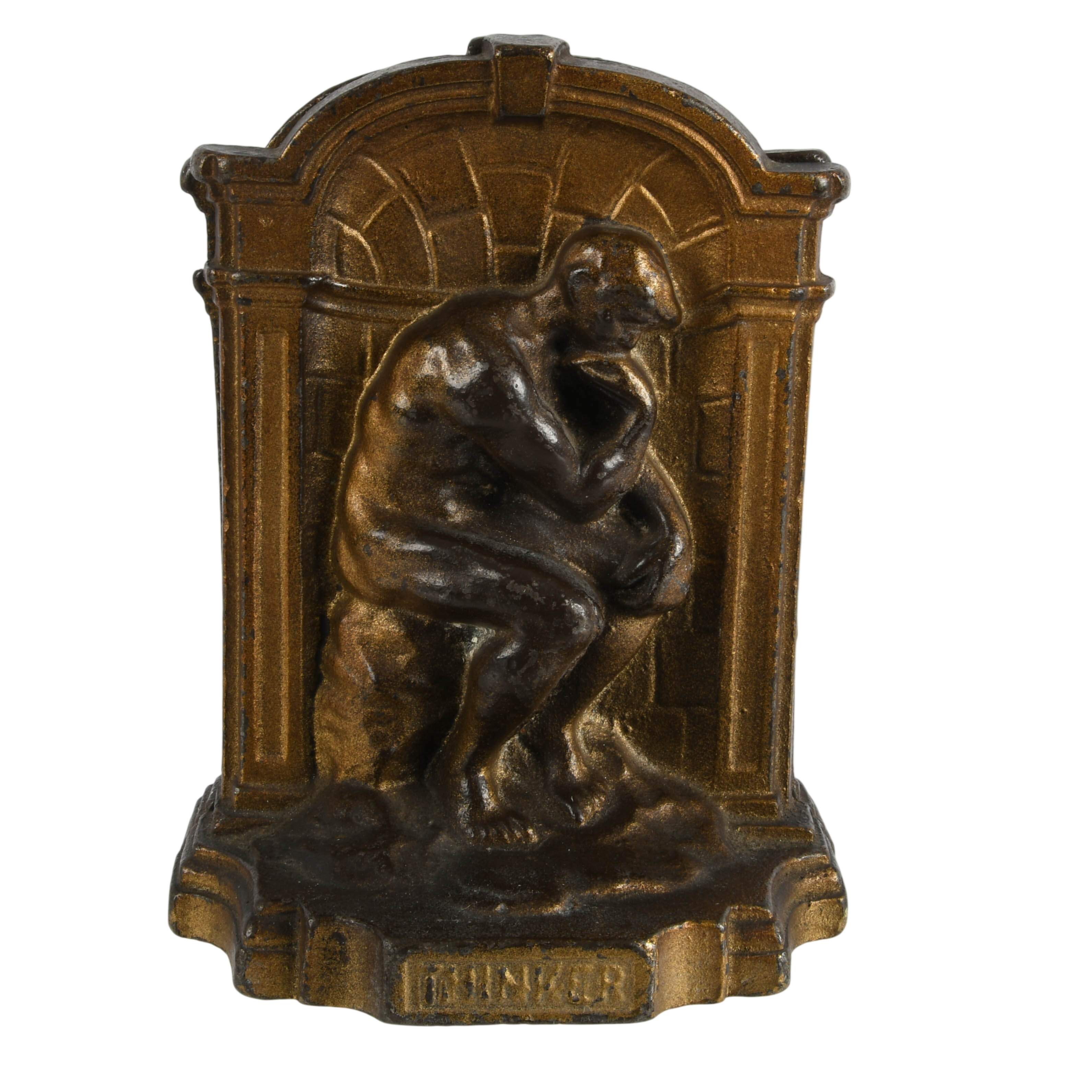 Two-Piece Set of Double Letter Rack and Thinker Bookends-6