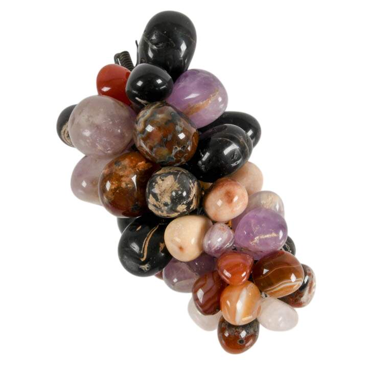 Grouping of Stone and Glass Fruits-4