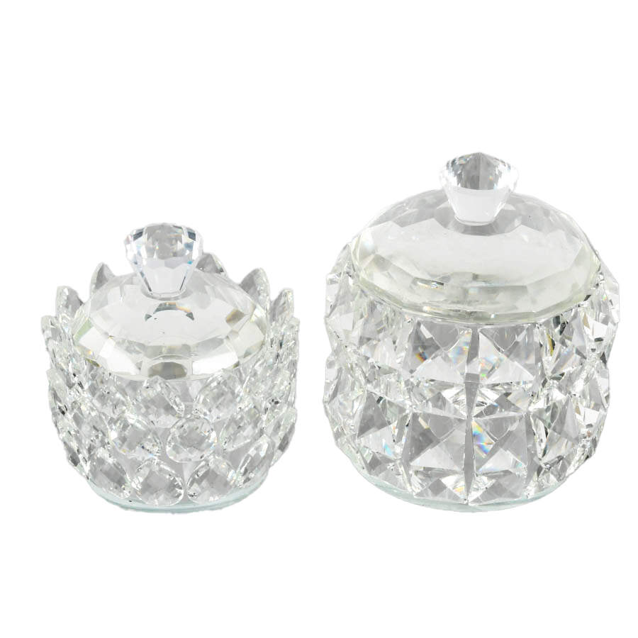Pair of Crystal Jars-2