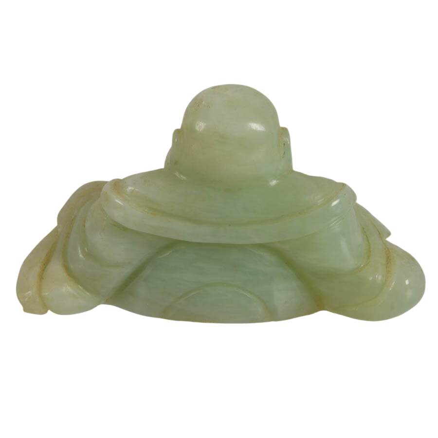 Pair of Boxed Stone Dragon Carved Trinkets and Soapstone Buddha-6