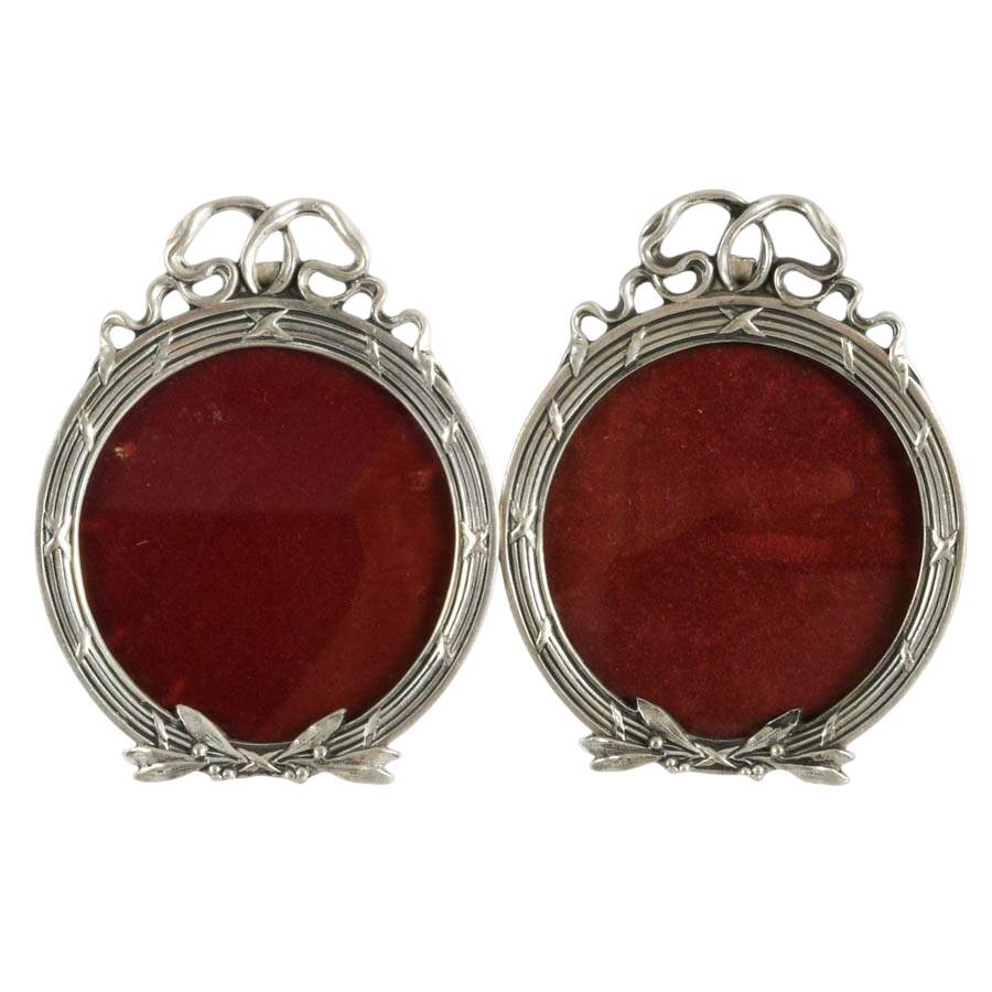 Set of Three Elias Fine Pewter Miniature Photo Frames-4