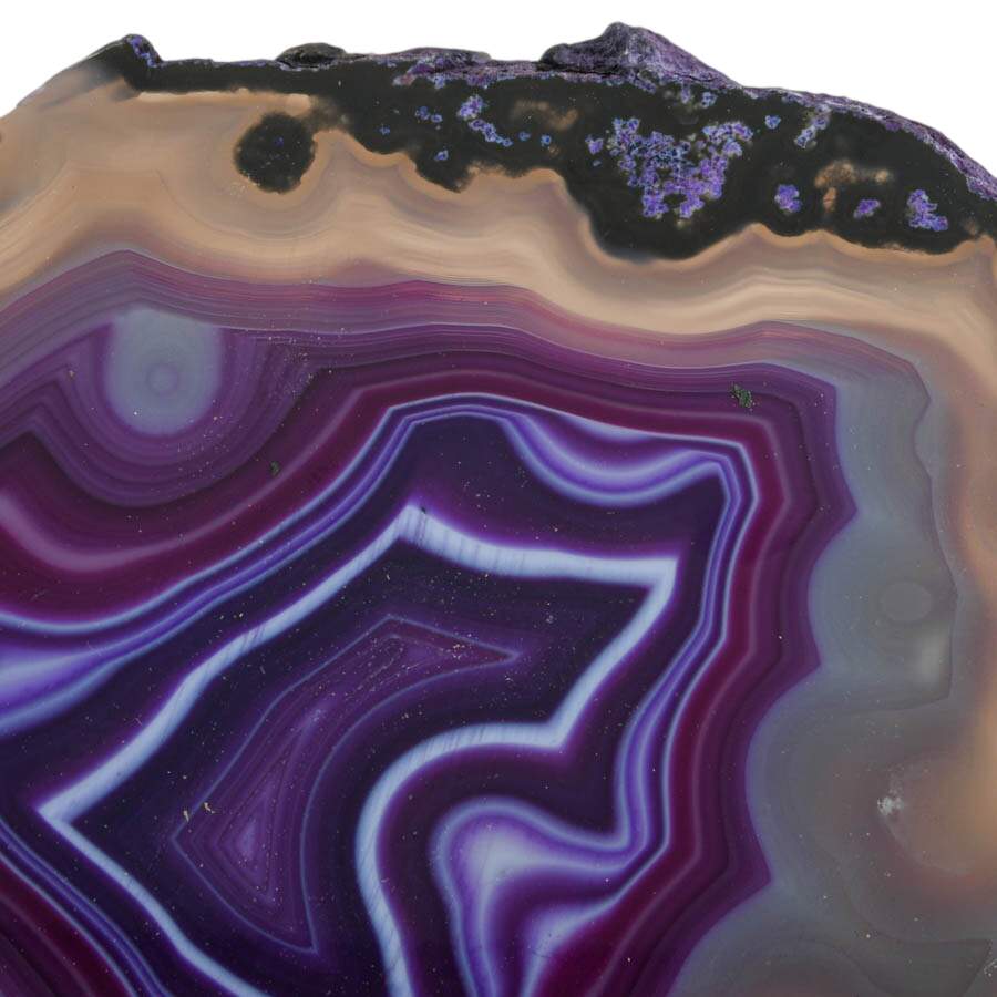Pair of Dyed Purple Geode Specimens-4