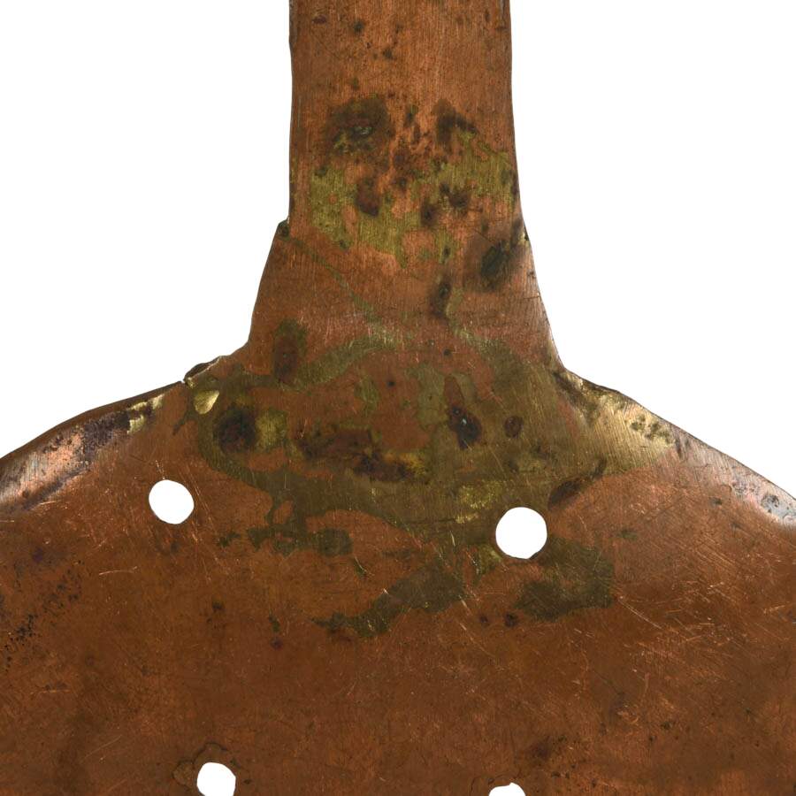 Antique Hand-Forged Copper Skimmer-9