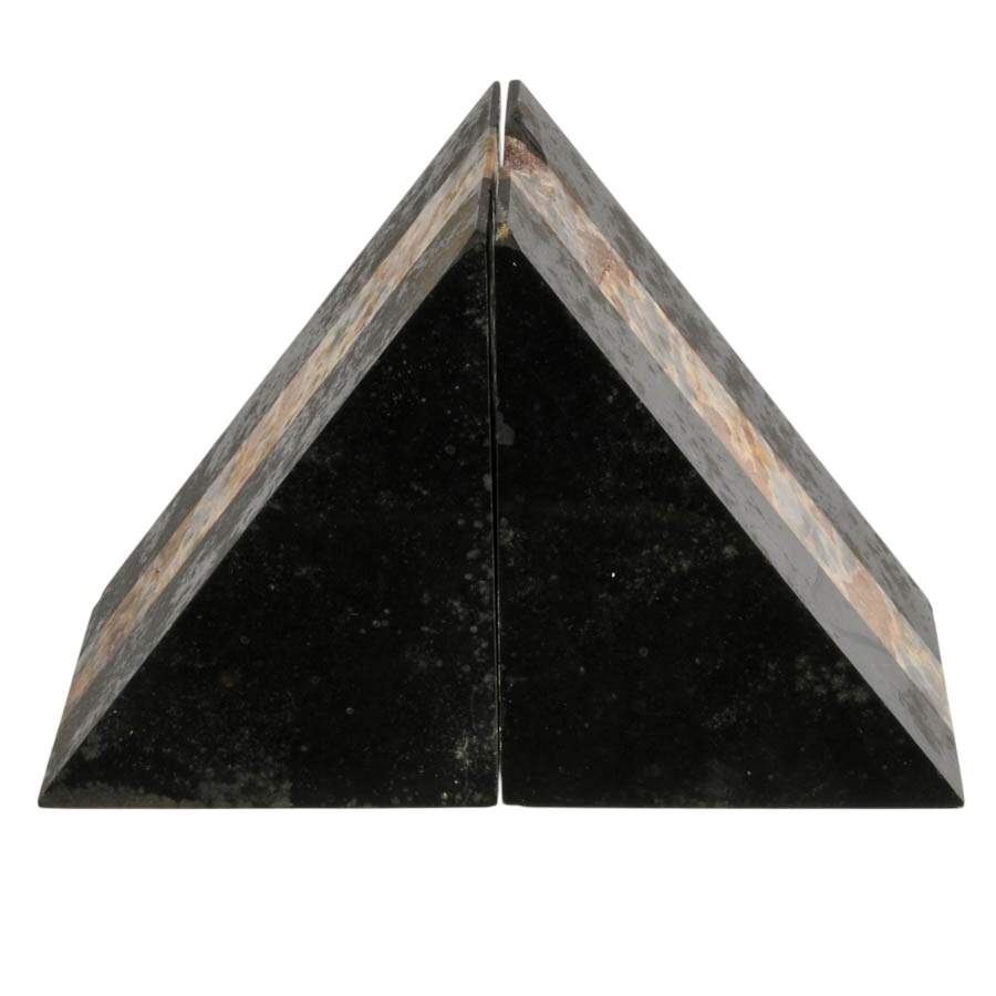 Pair Stone Pyramid Bookends-2