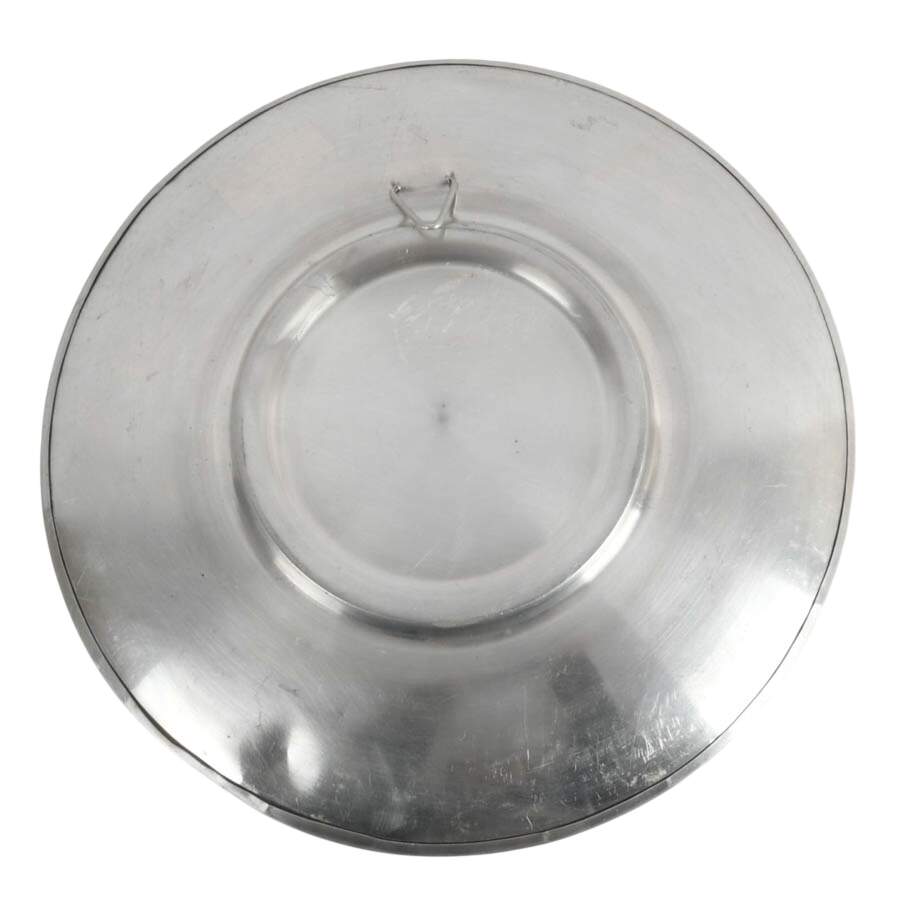 Brazilian Butterfly Wing Plate with Metal Trim-5