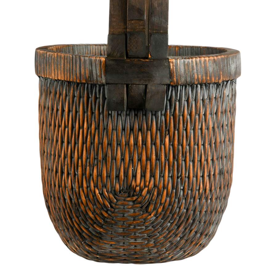 Woven Reed Basket-4