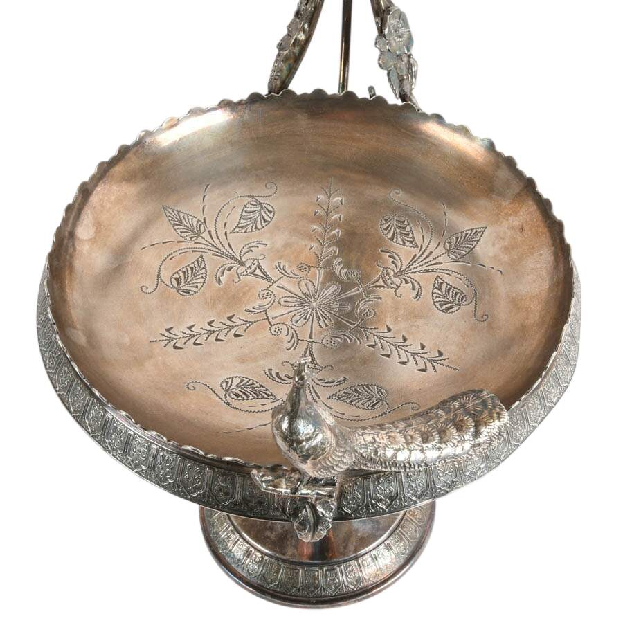 Reed & Barton Silver-Plated Bride's Basket-5