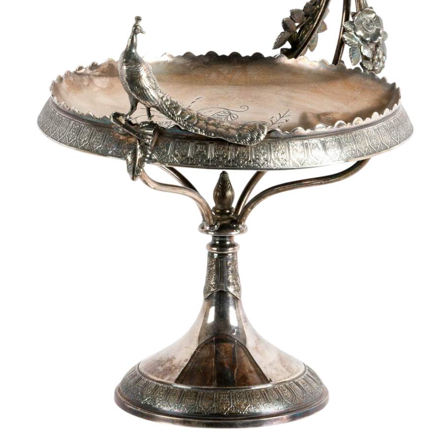 Reed & Barton Silver-Plated Bride's Basket-4