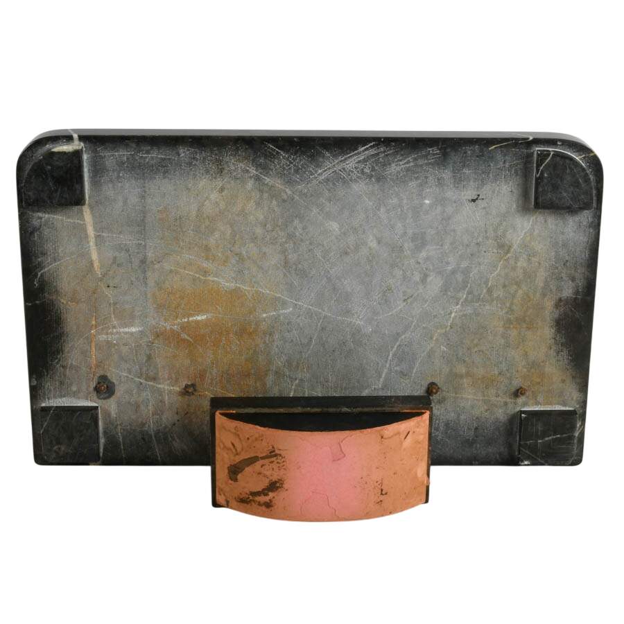 Marble Double Inkwell and Ink Blotter Desk Set-9