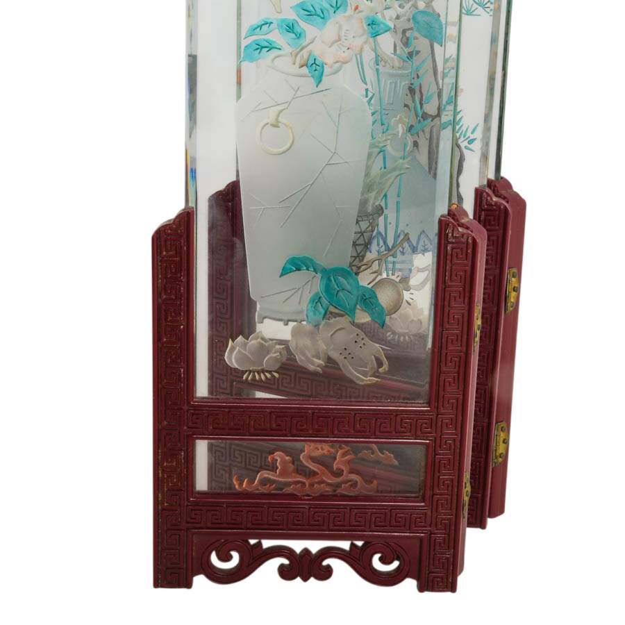 Chinese Screen-Printed Glass Divider-6