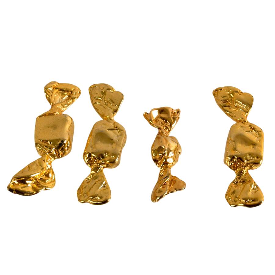 Four-Piece 1950s Collection of Gold-Plated Candies-1