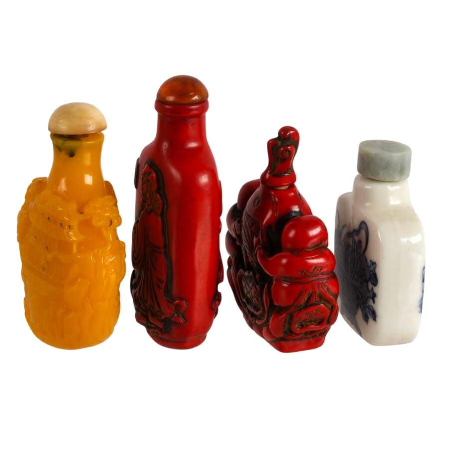 Collection of Four Chinese Snuff Bottles-2