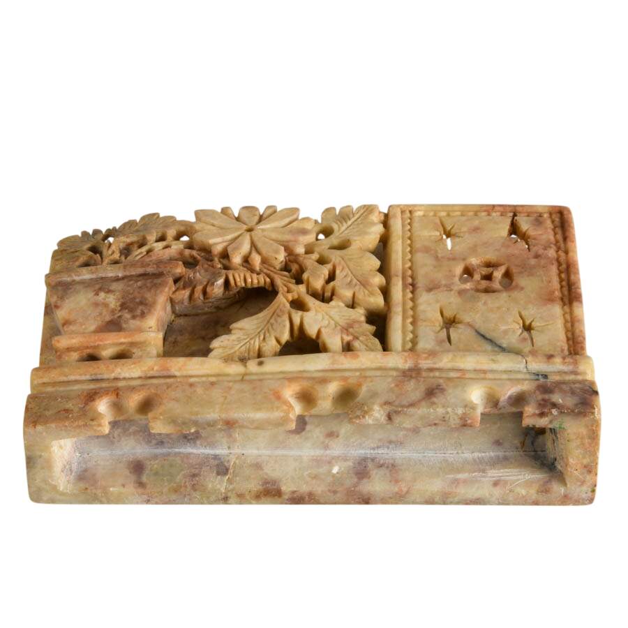 Chinese Carved Soapstone Brush Pot-7