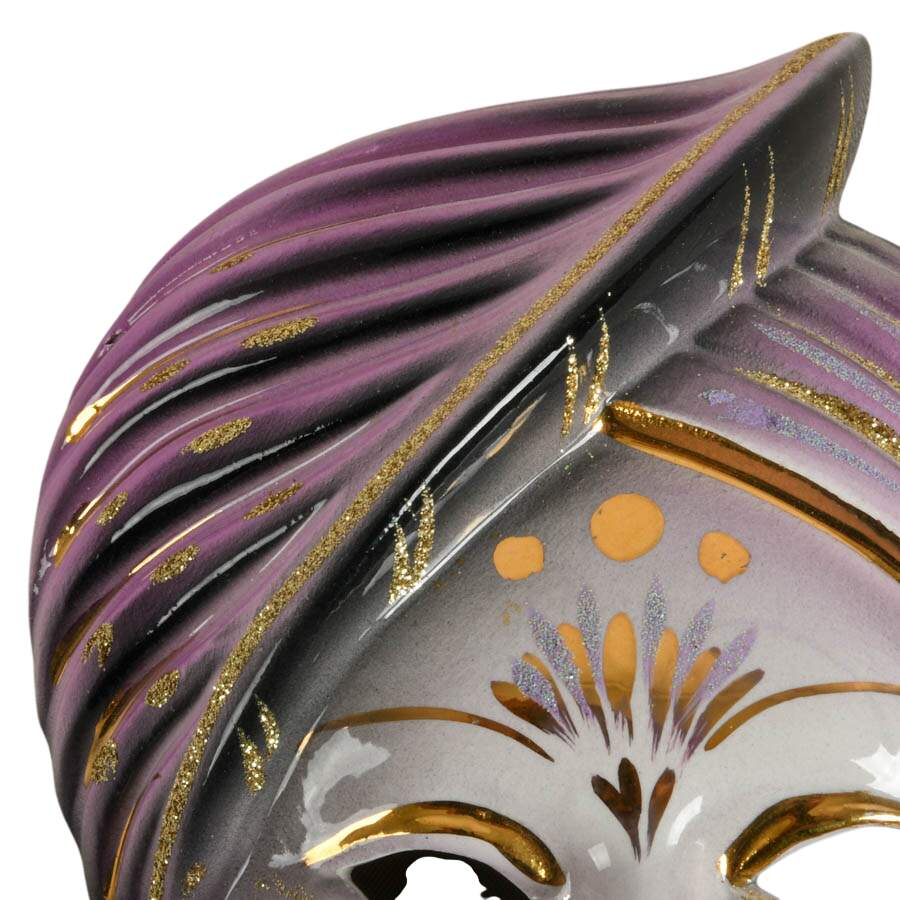 Pair of Sandini & Bertoncello Hand-Made Masquerade Masks-7
