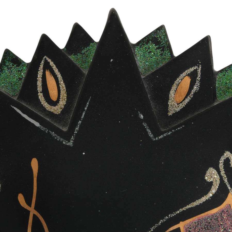 Pair of Sandini & Bertoncello Hand-Made Masquerade Masks-4