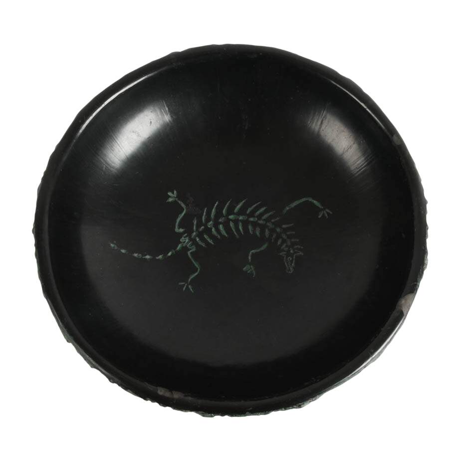 Mid-Century Italian Lizard Pottery Dish-4