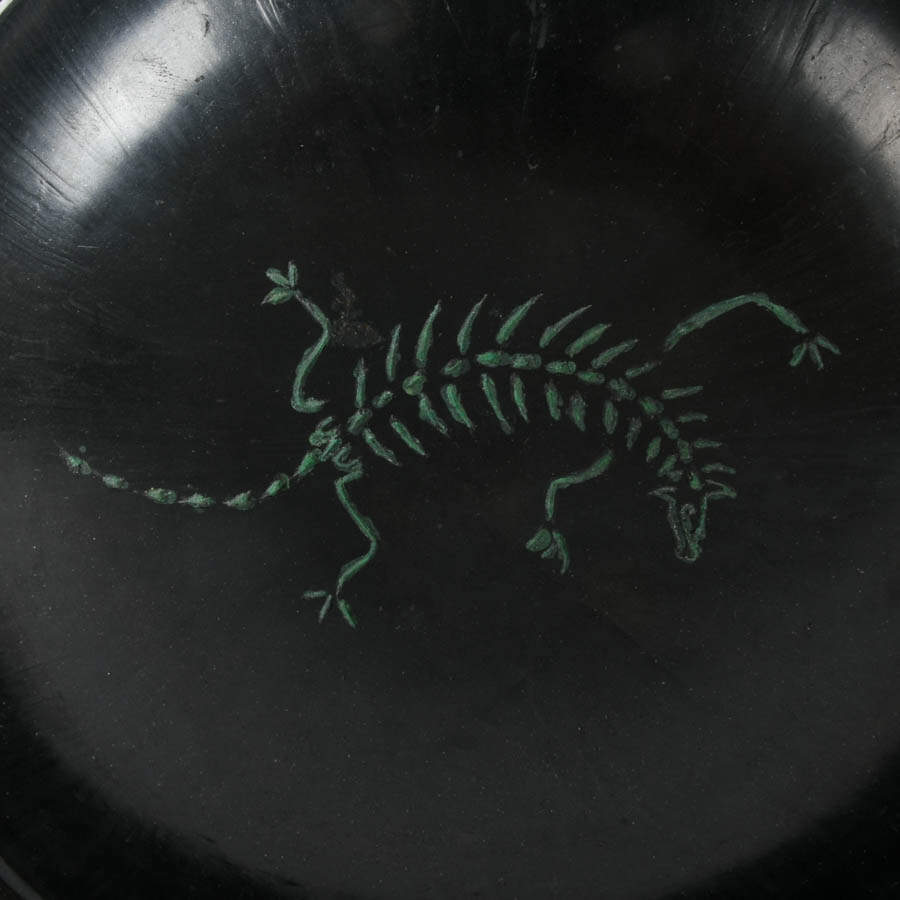 Mid-Century Italian Lizard Pottery Dish-3